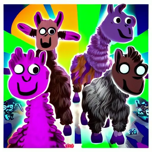 infinity llama monster team