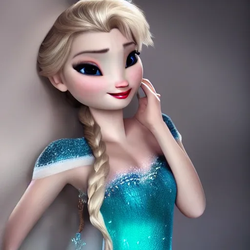 sexy,ai,elsa,snow