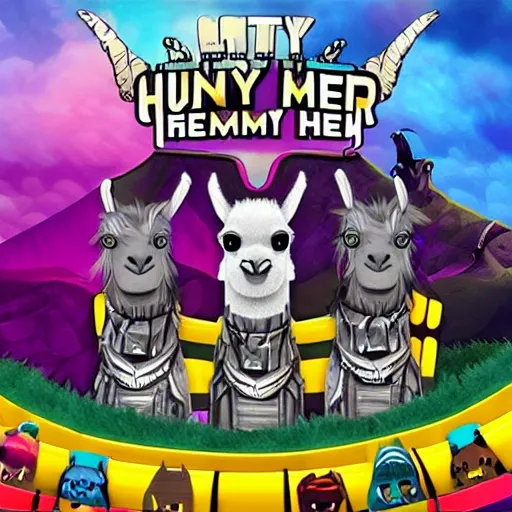 infinity llama monster team