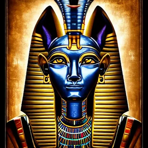 A detailed and intricate digital art piece in a cinematic style, this ultra high resolution portrait of a powerful ancient Egyptian god Anubis is a true masterpiece. The beautiful lighting and playful design make it a trend-setter on ArtStation. A true award-winning work., Cartoon, Cartoon, Water Color