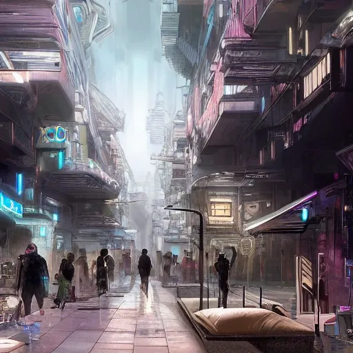 Design a futuristic cyberpunk city using ancient Egyptian archit ...