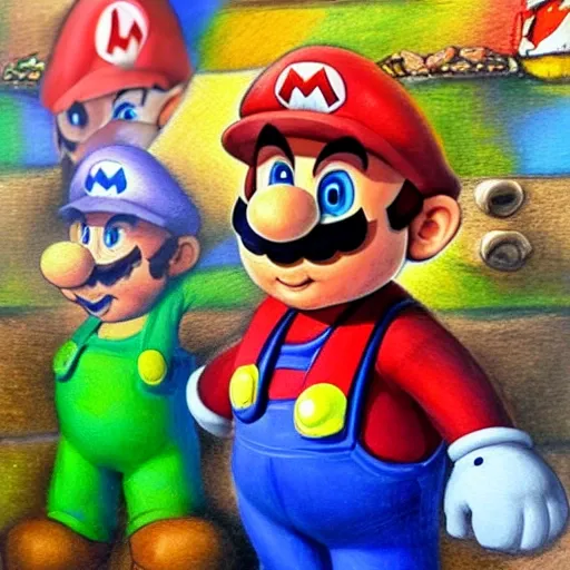 super mario bros la pelicula

, Trippy, Pencil Sketch, Oil Painting, Water Color, Oil Painting, Oil Painting subrealista