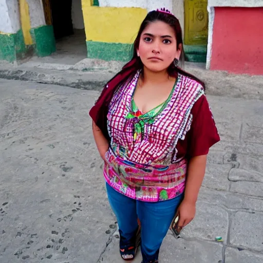 Chica joven de Oaxaca de Juarez
