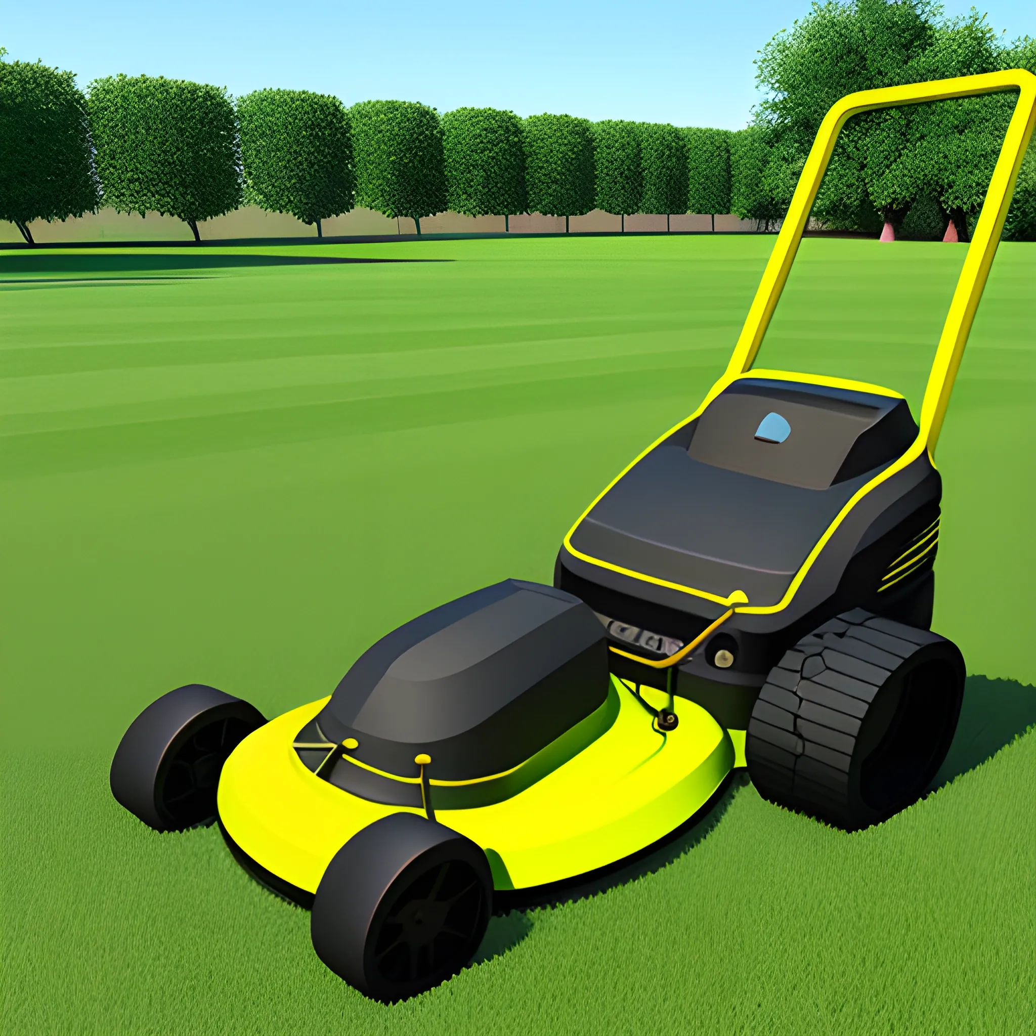 , 3D lawnmower
