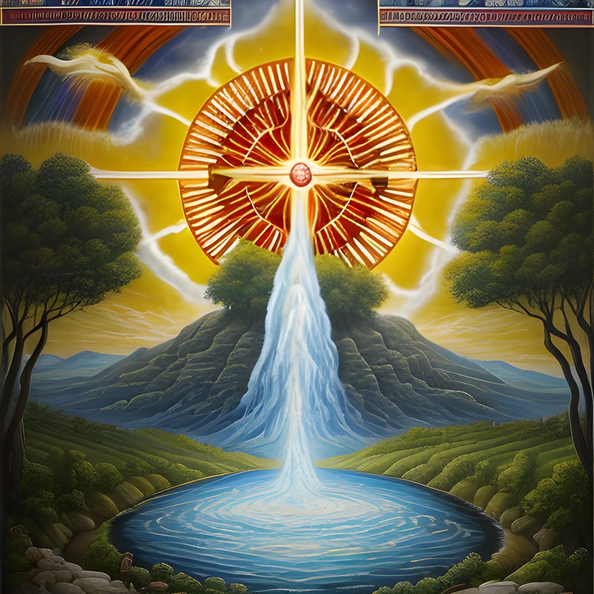 The Painting Of Revelation 22 Depicts The Final Chapter Of The B 