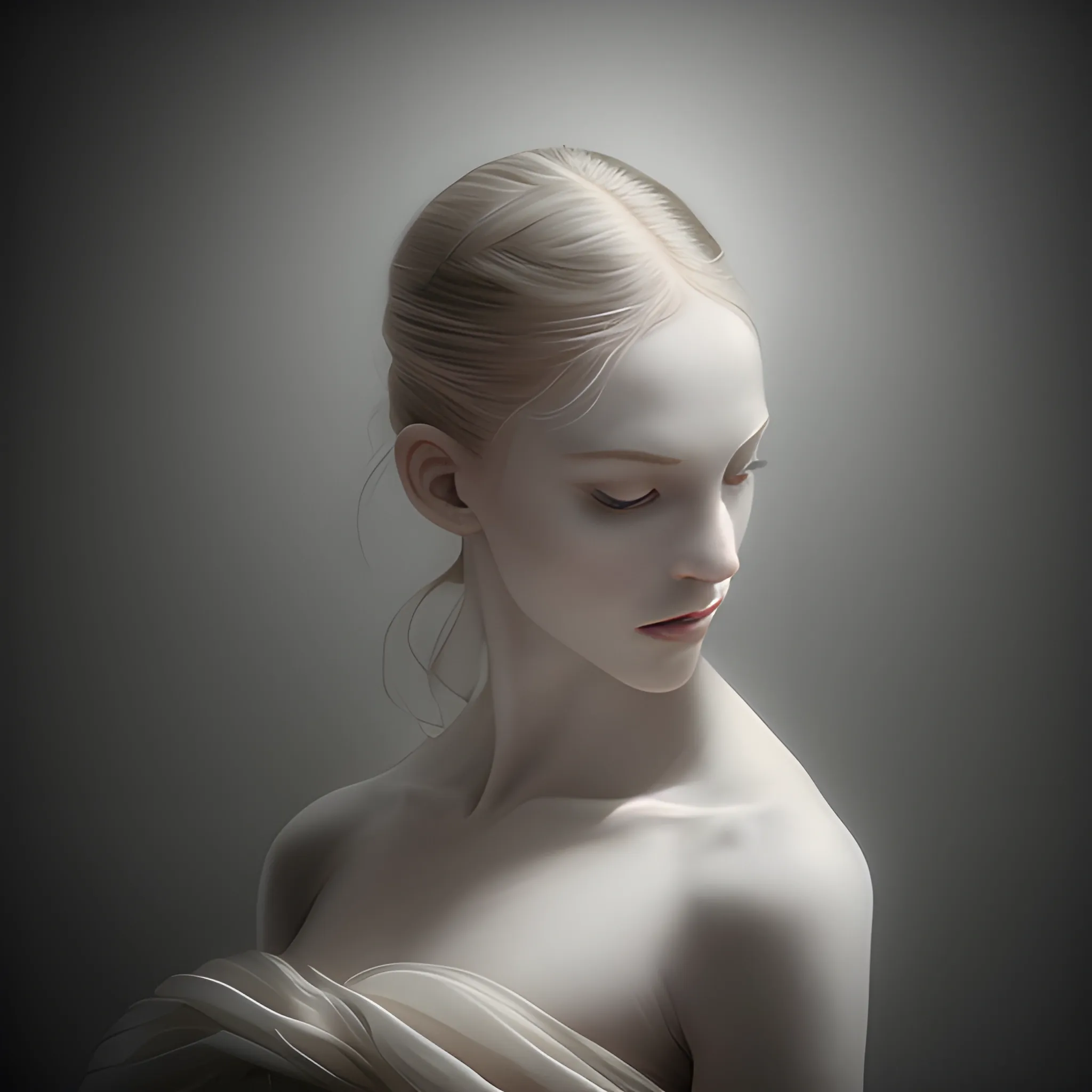 A Beautiful Gentle Ballerina Gorgeous With Pale Skin Silky Fl 