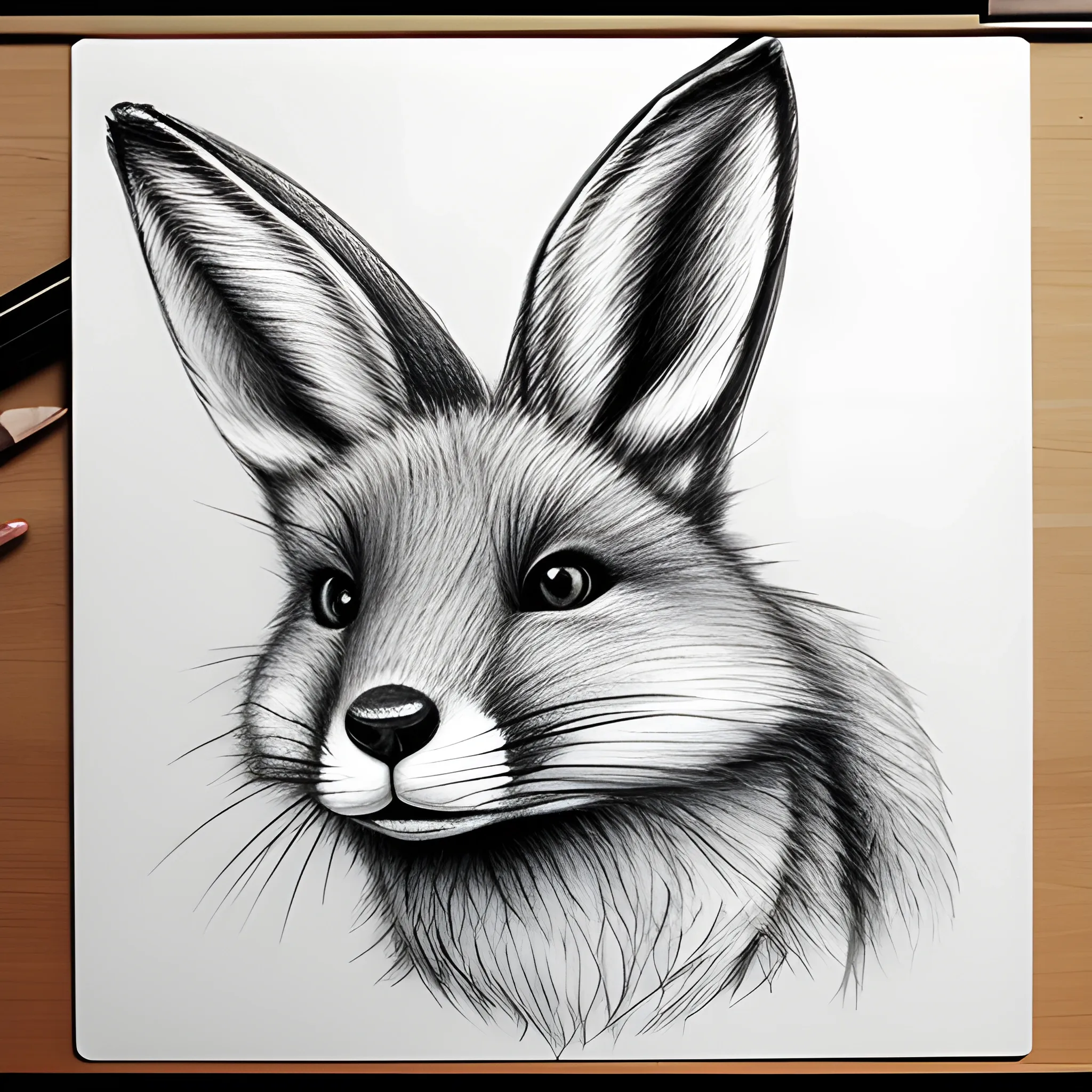 Rabbit/Bunny Pencil Drawing by AlmightyBhunivelze on DeviantArt