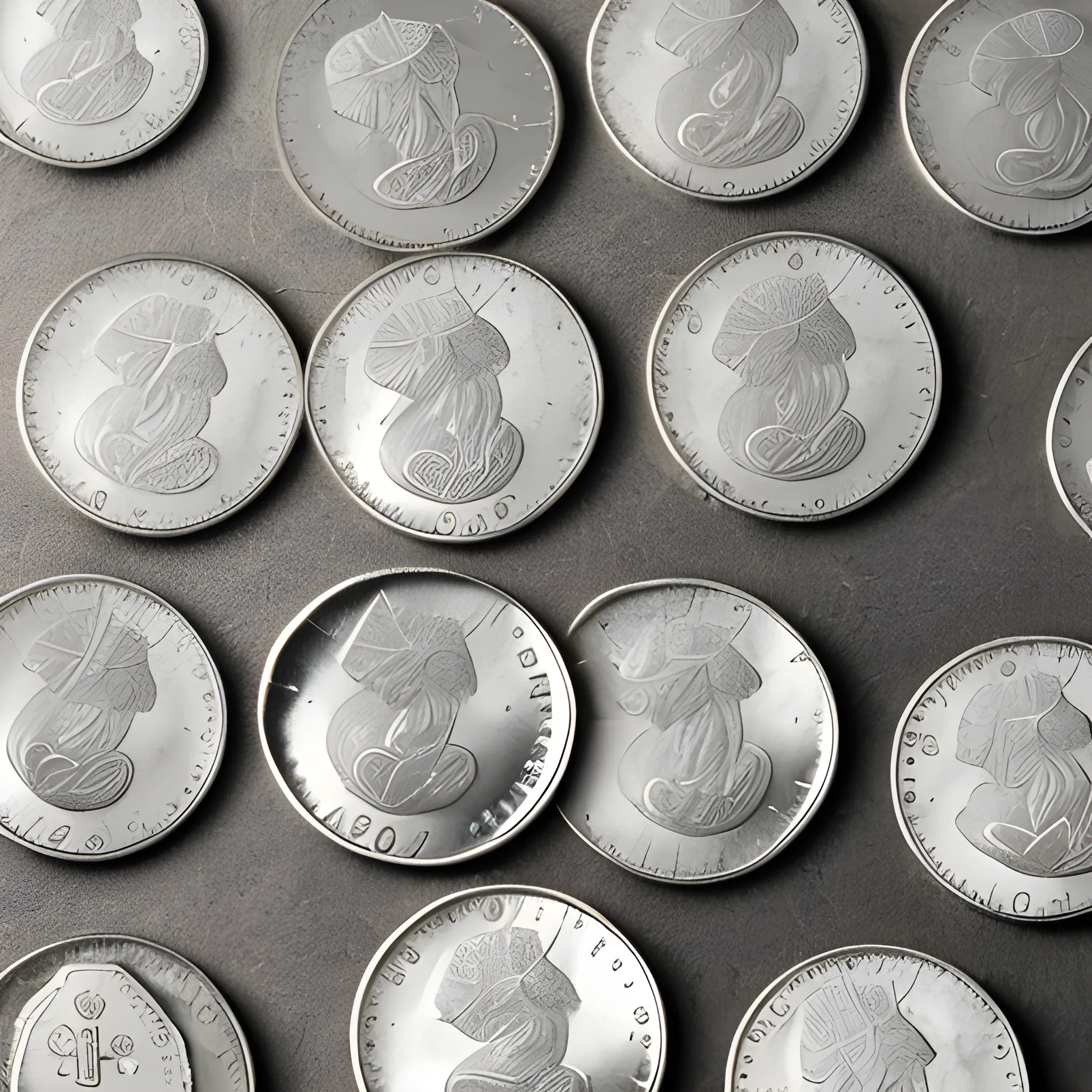 silver coins - Arthub.ai