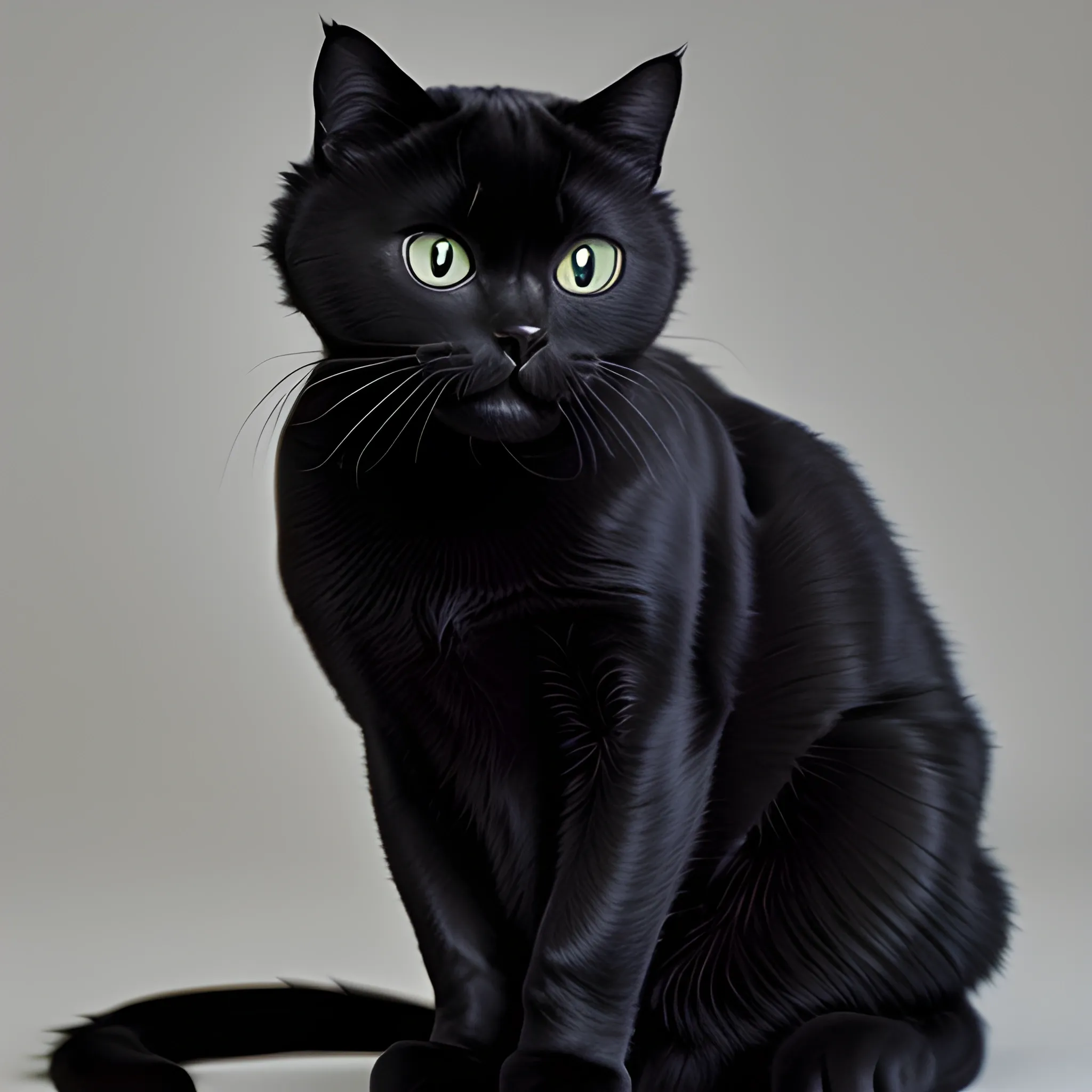 A big best sale black cat