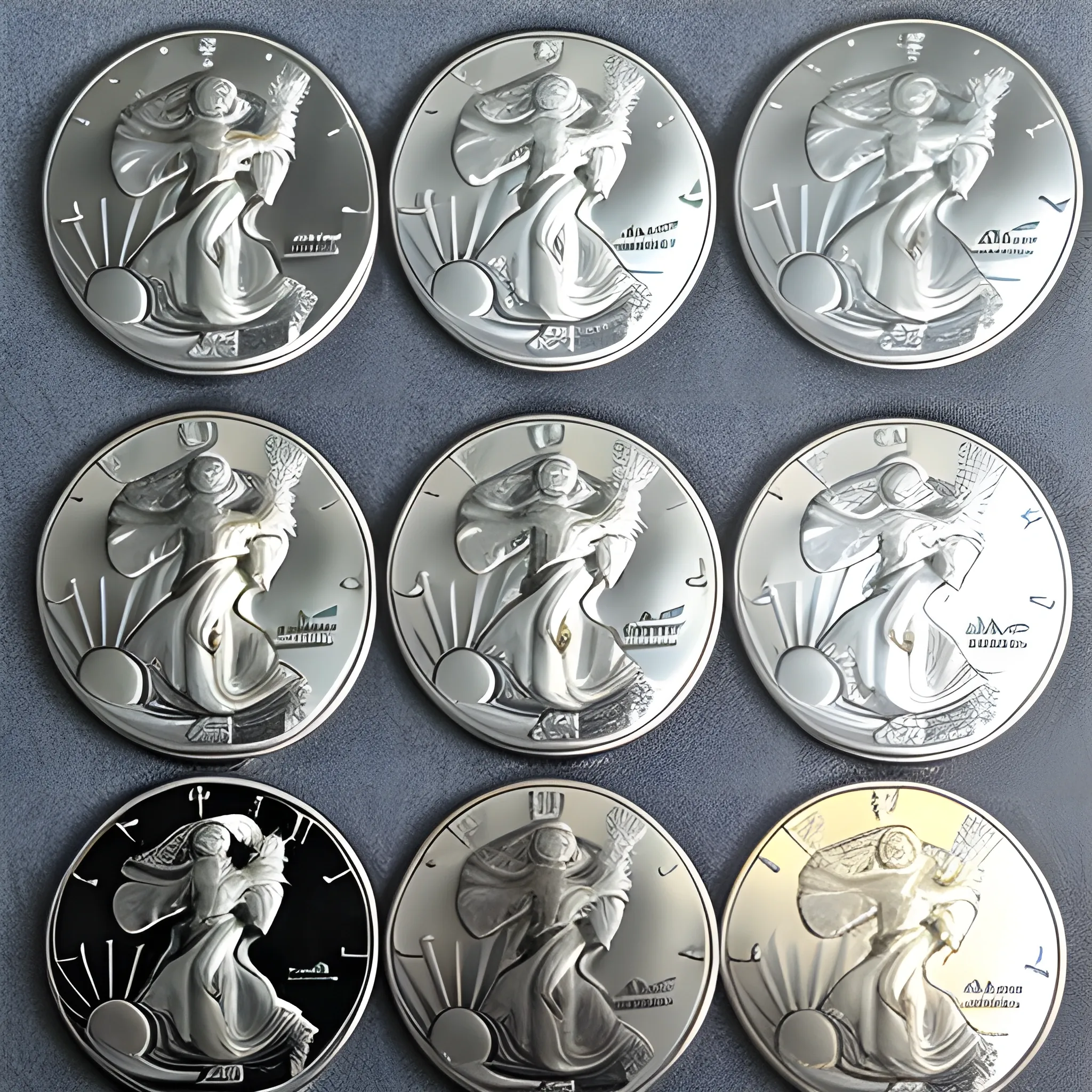 silver eagle coins lot