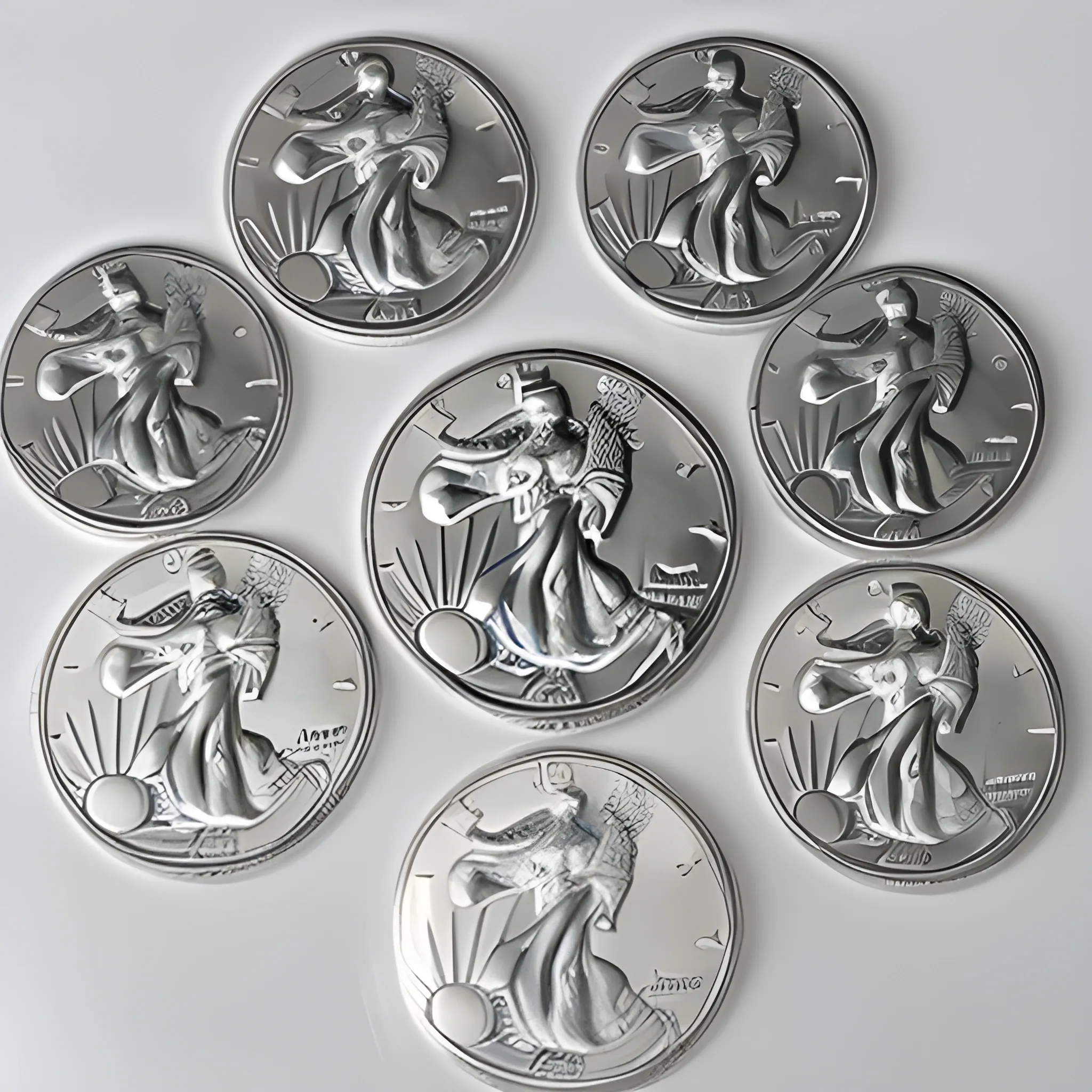 silver eagle coins lot