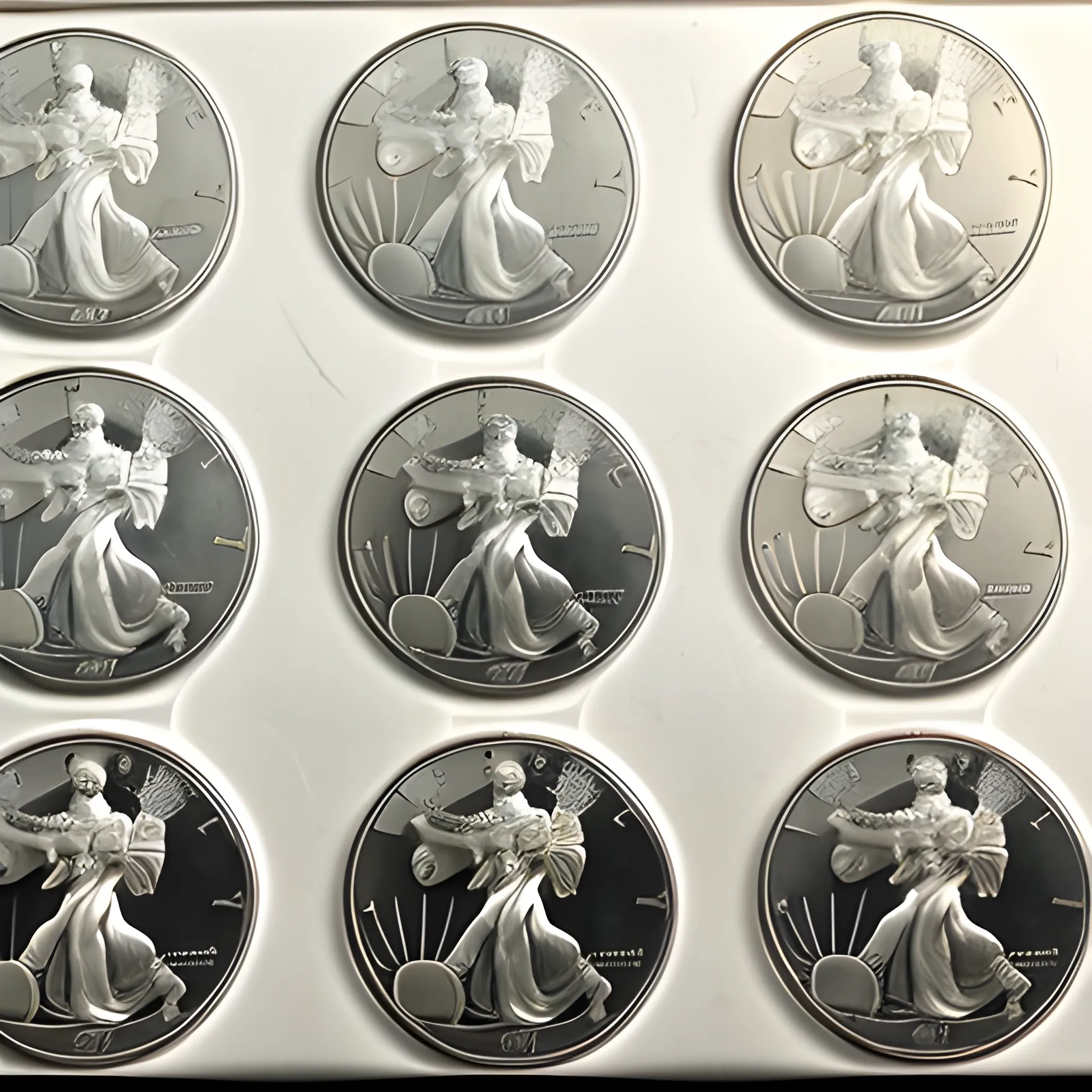 silver eagle coins lot