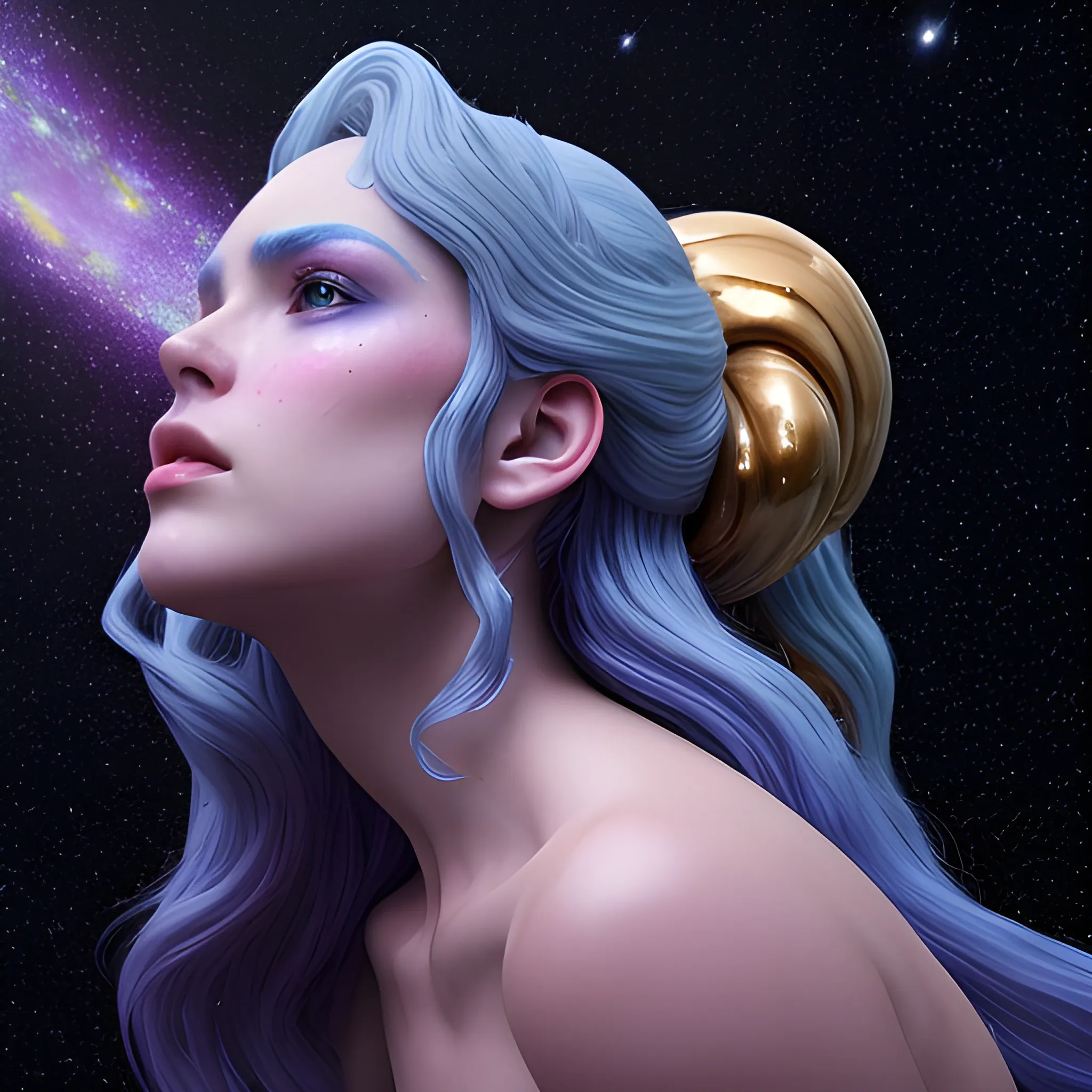 galaxia,  tendencia en artstation, fotografía de bellas artes de 8k, fotorrealista