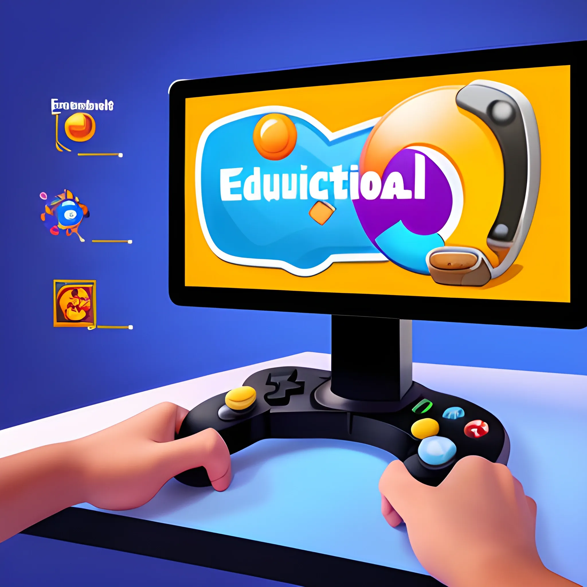 Concept image of educational browser video games, edutainment, g... -  Arthub.ai