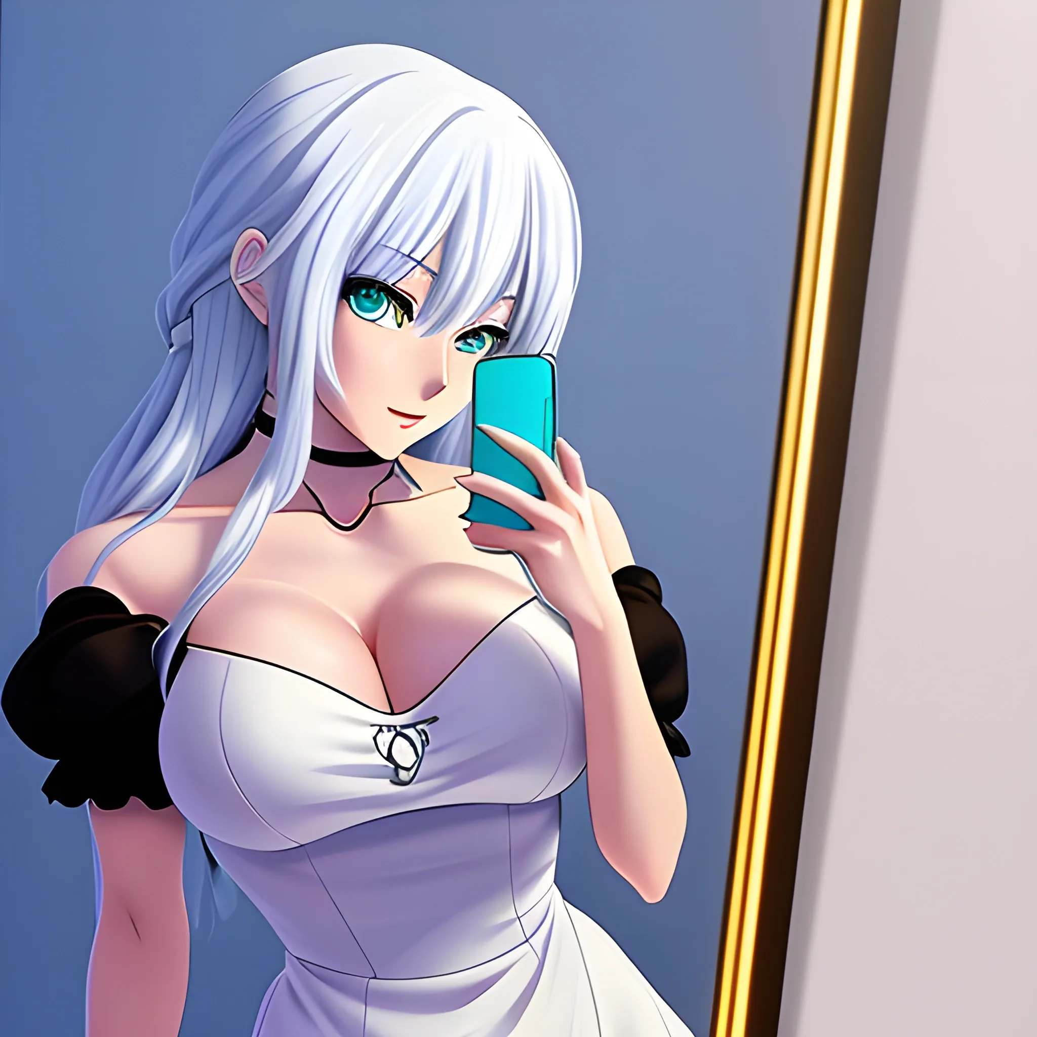 ️*.:｡✿*✿✿.:｡✿*✿.｡.:*✿.✿・｡.:*, anime girl mirror selfie HD phone wallpaper |  Pxfuel