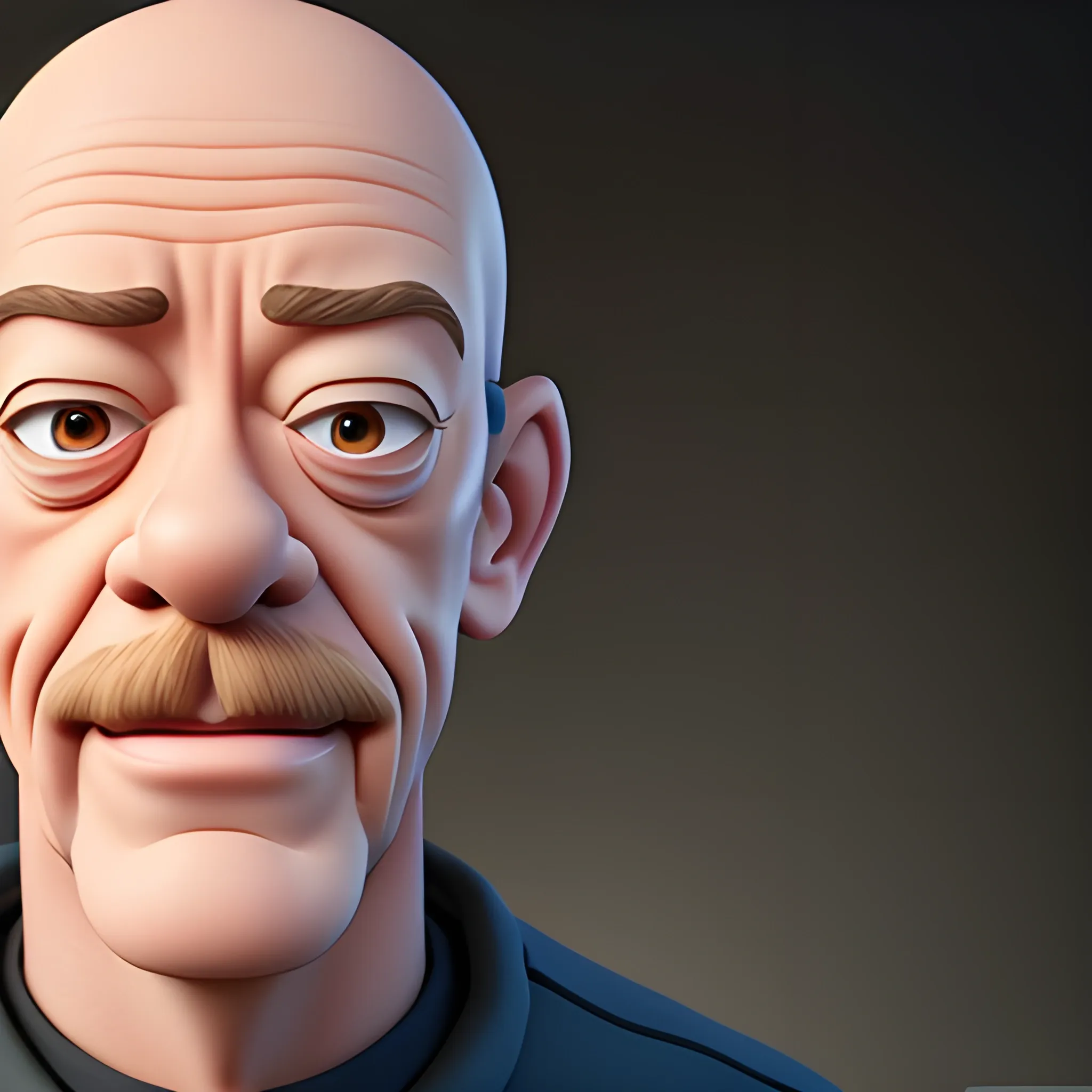 screenshot of jk simmons in a pixar movie. 3 d rendering. unreal engine. amazing likeness. very detailed. cartoon caricature