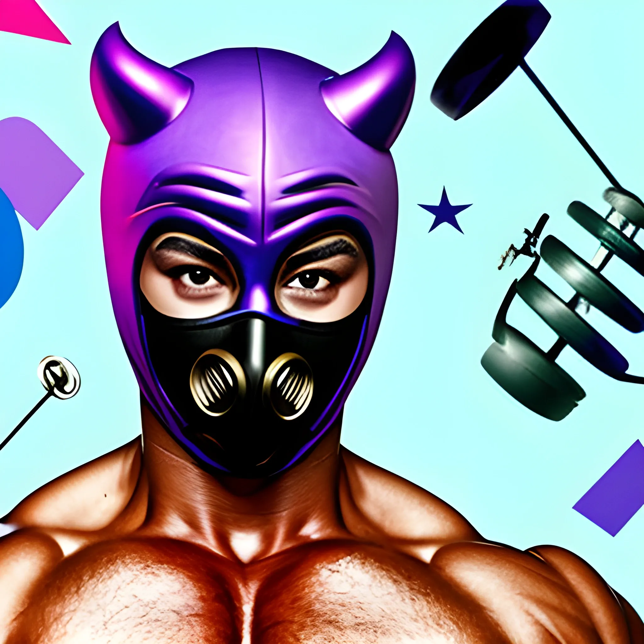 muscle,mask,gay, Trippy