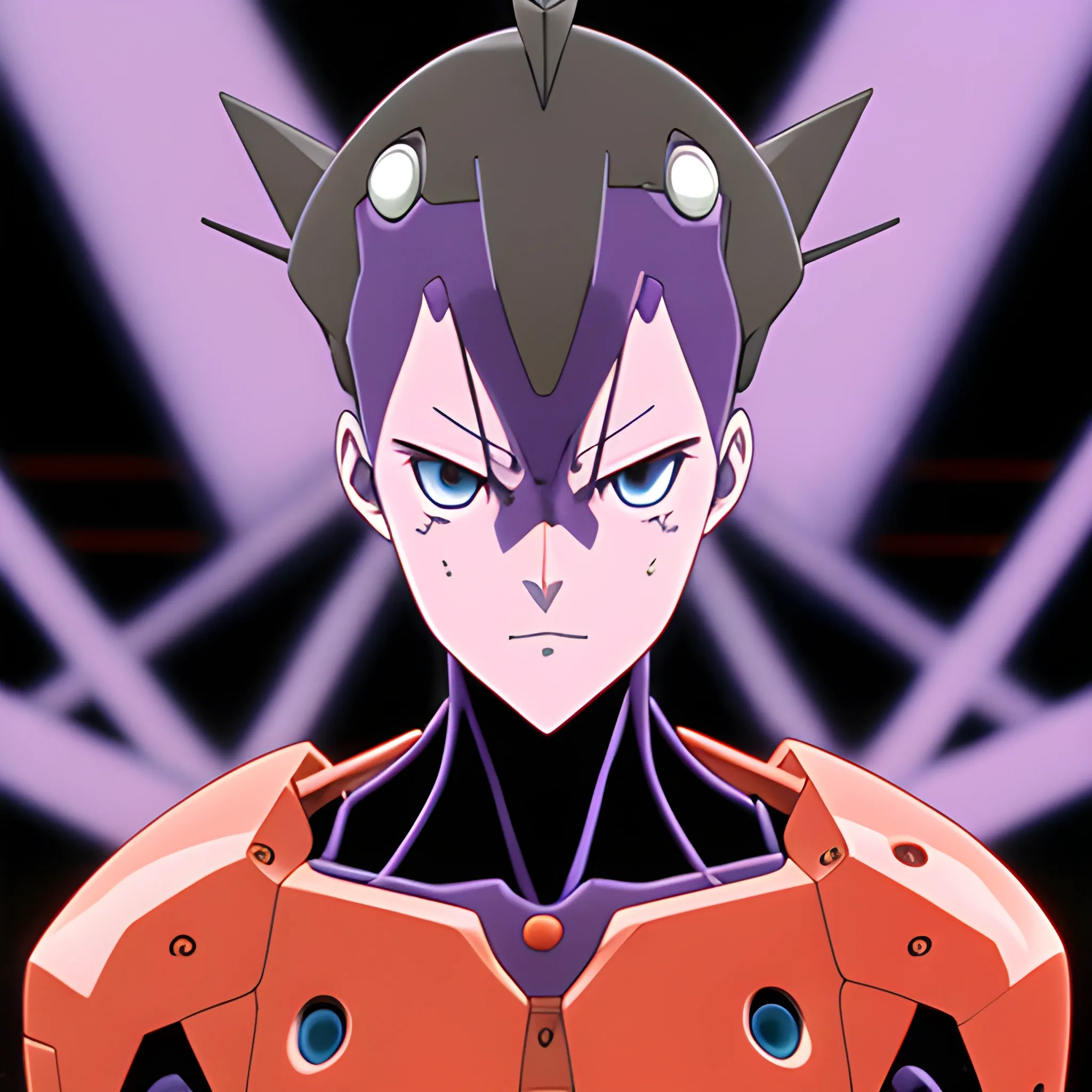 two-head darkus hydronoid in evangelion with 