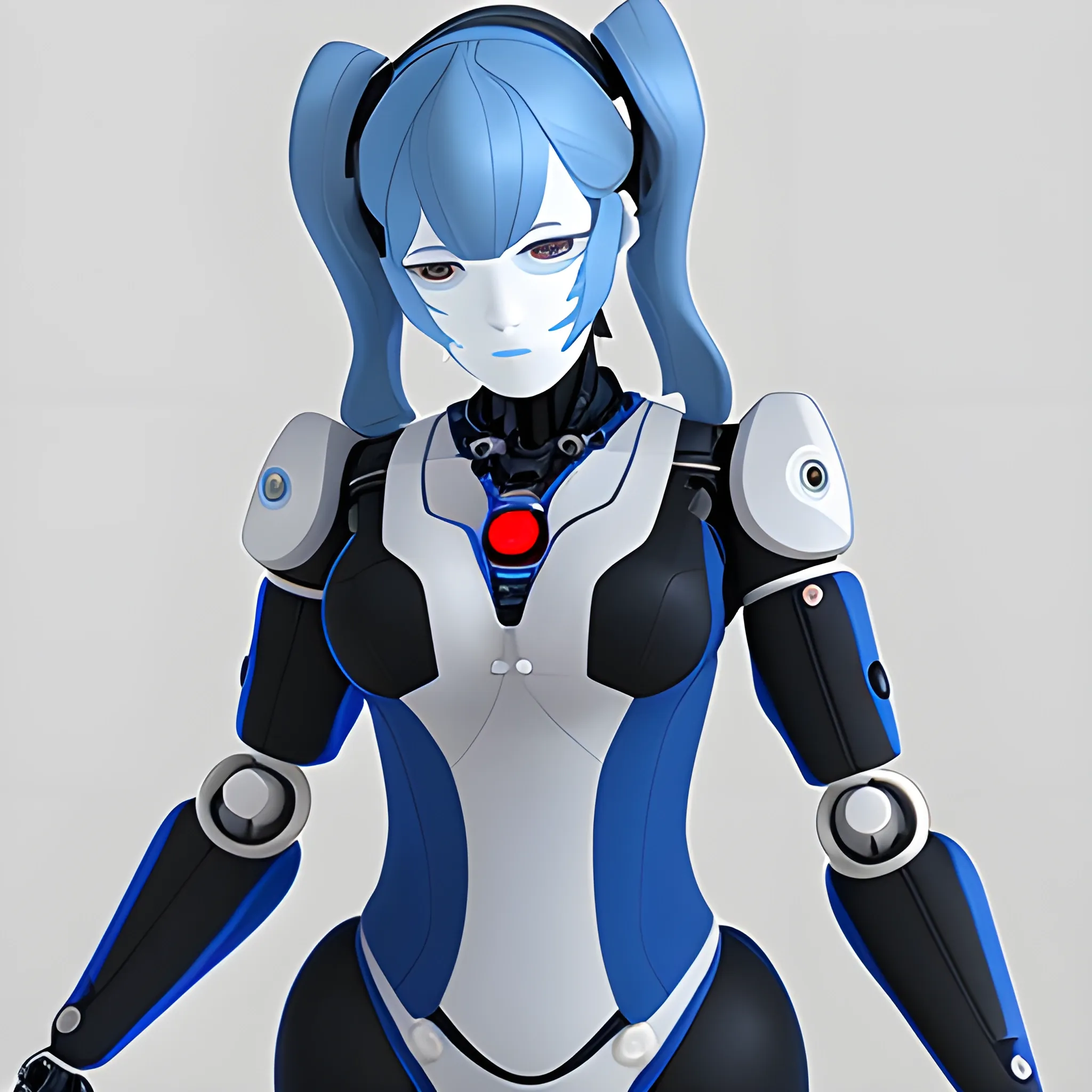 robo-delta in maid suit