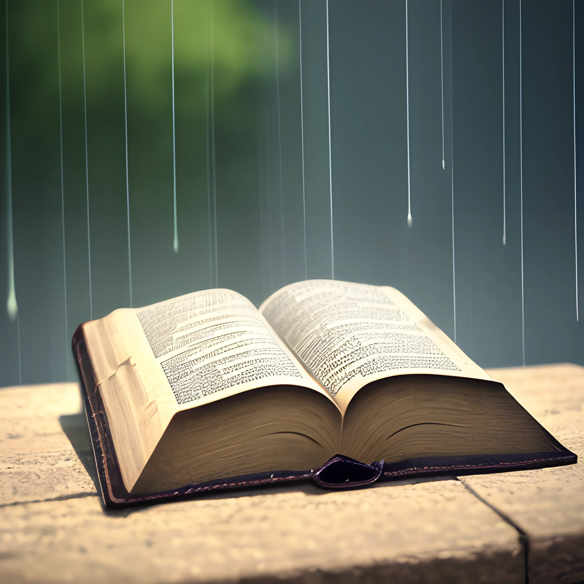 bible-at-rain-arthub-ai