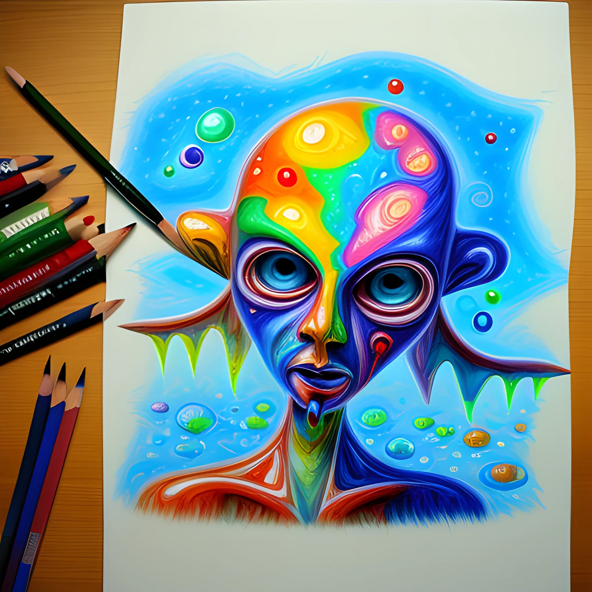 , 3D, Trippy, Cartoon, Oil Painting, Water Color, Pencil Sketch