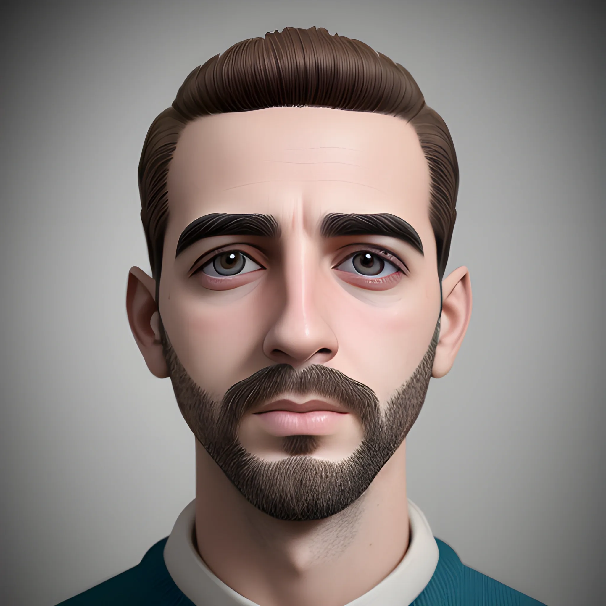 Retrato realista de un hombre de 27 años vestido con bata de laboratorio, espejuelos, gran detalle, ultrarealista, máxima resolución 4k, 3:4 relación de aspecto
