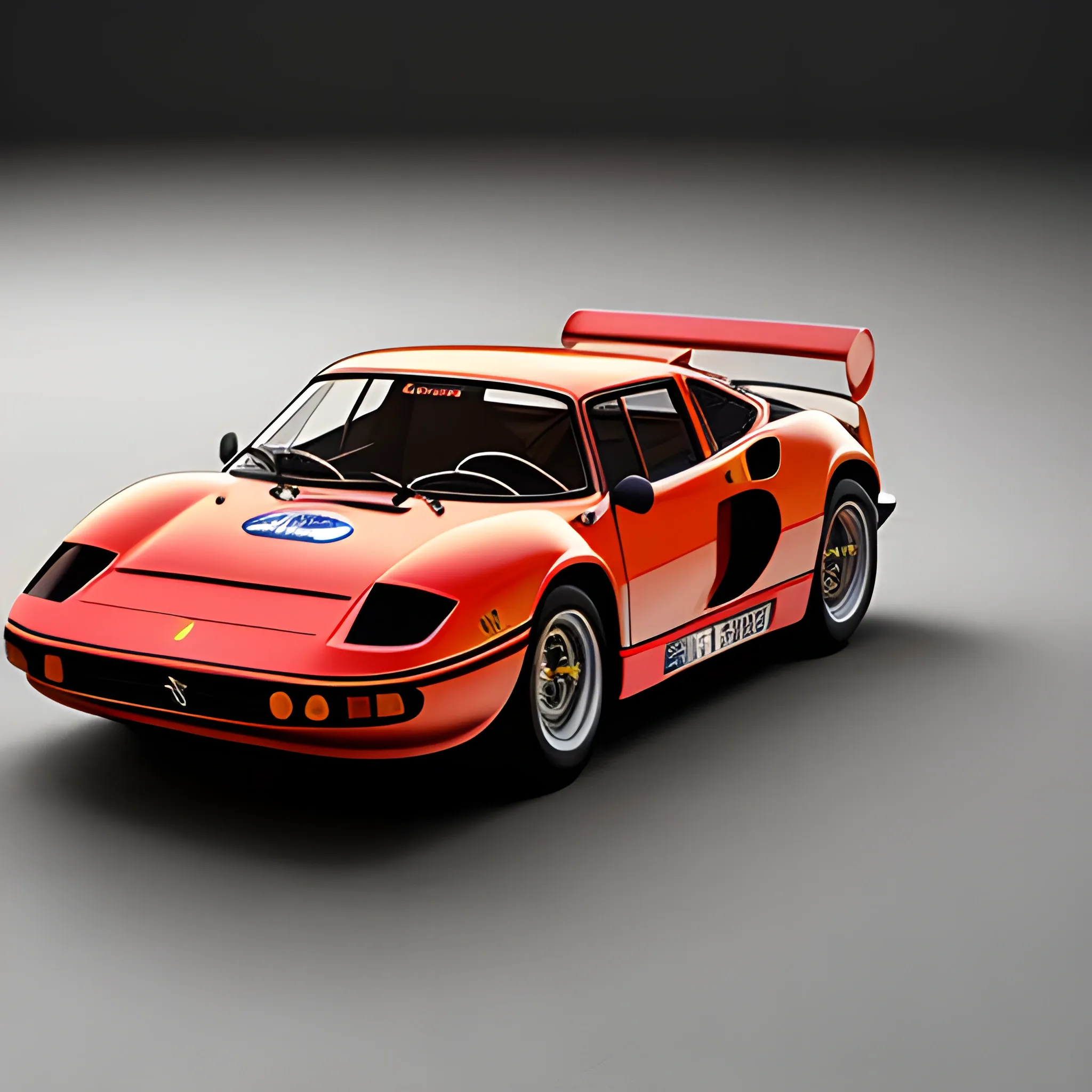 ((masterpiece:1.4, best quality)), ((masterpiece, best quality)),  (photo realistic:1.4), professional lighting, physically-based rendering,ferrari dino 246 gt,