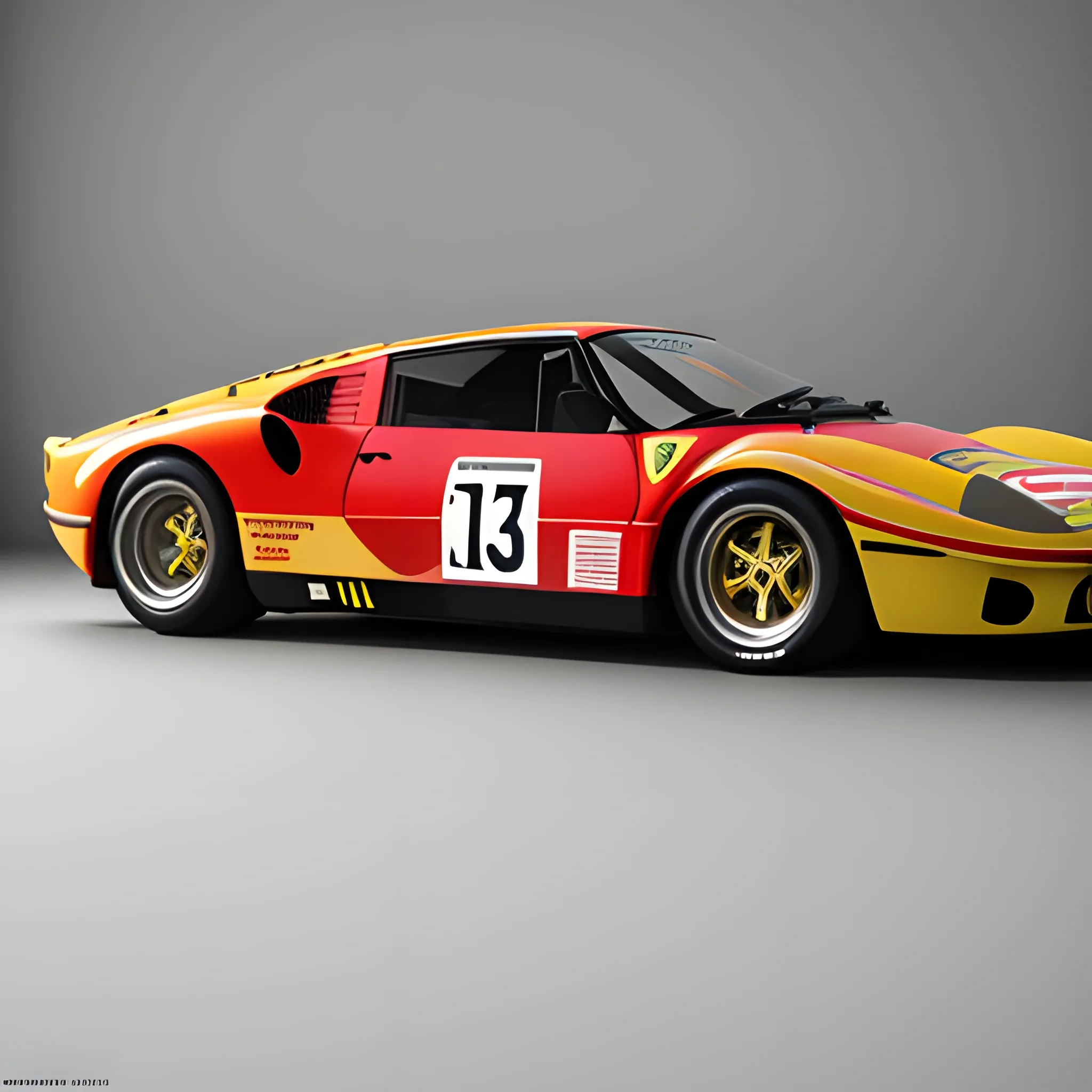 ((masterpiece:1.4, best quality)), ((masterpiece, best quality)),  (photo realistic:1.4), professional lighting, physically-based rendering,ferrari dino 246,