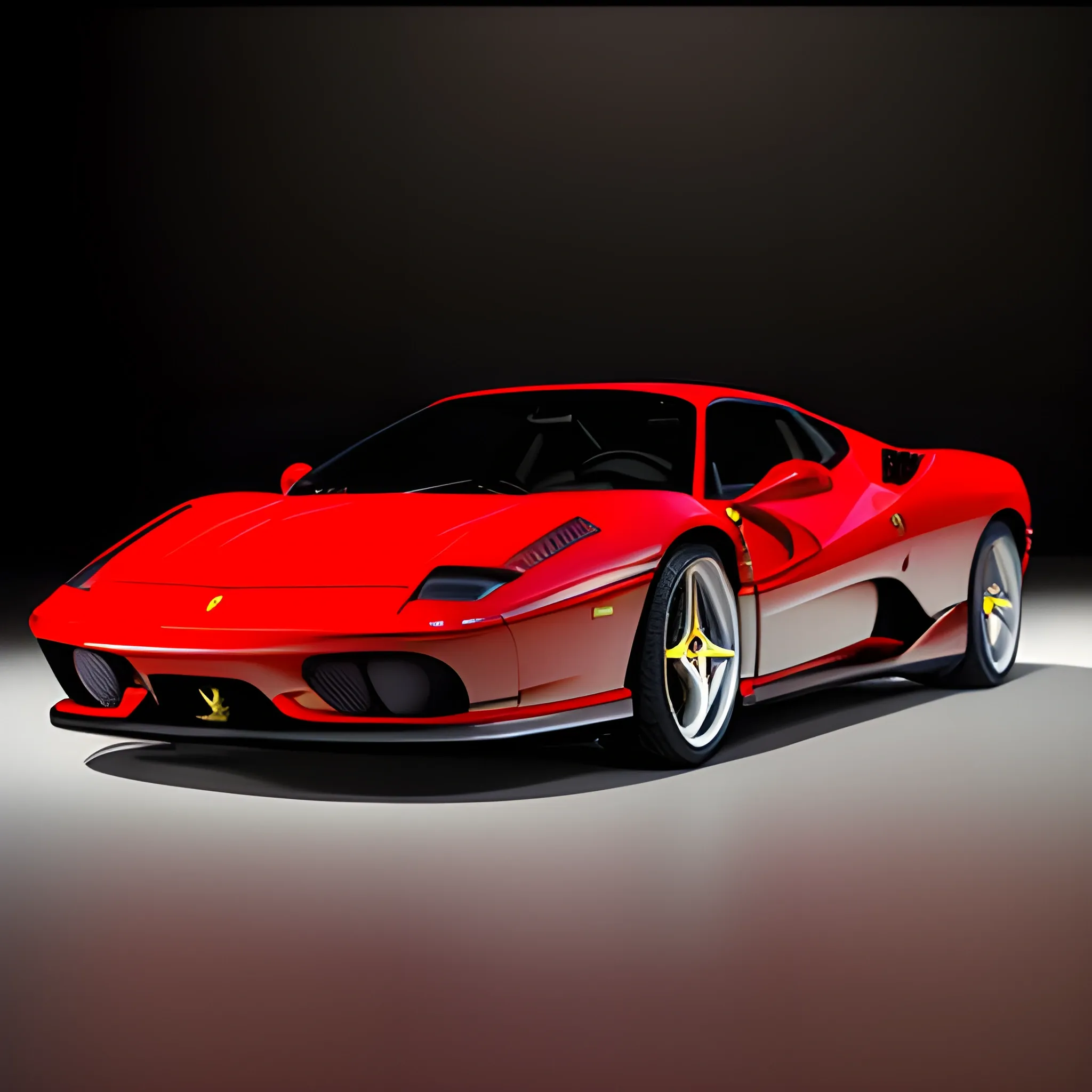 ((masterpiece:1.4, best quality)), ((masterpiece, best quality)),  (photo realistic:1.4), professional lighting, physically-based rendering,((ferrari dino 246)),red car,beautiful girl