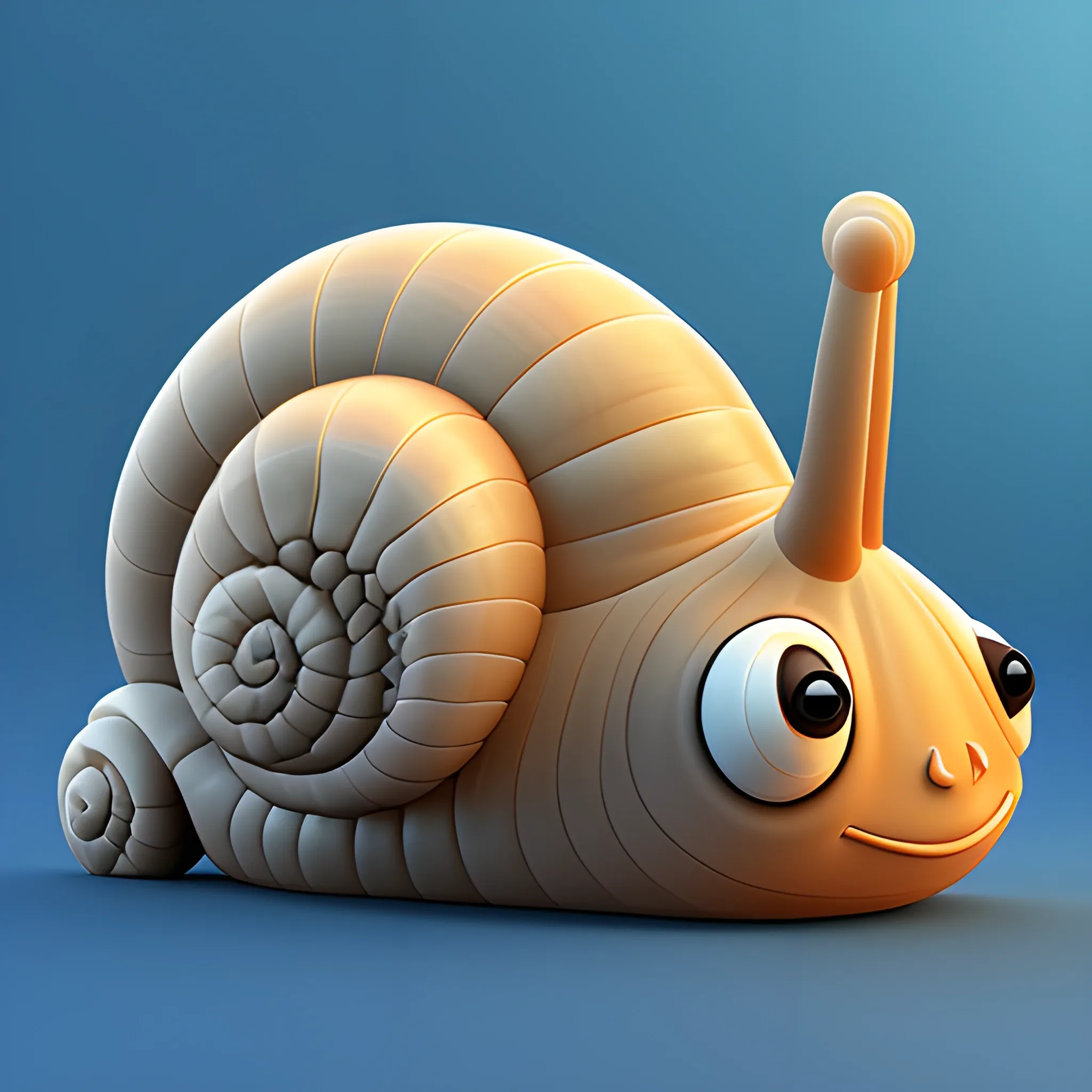 snails, Cartoon, 3D