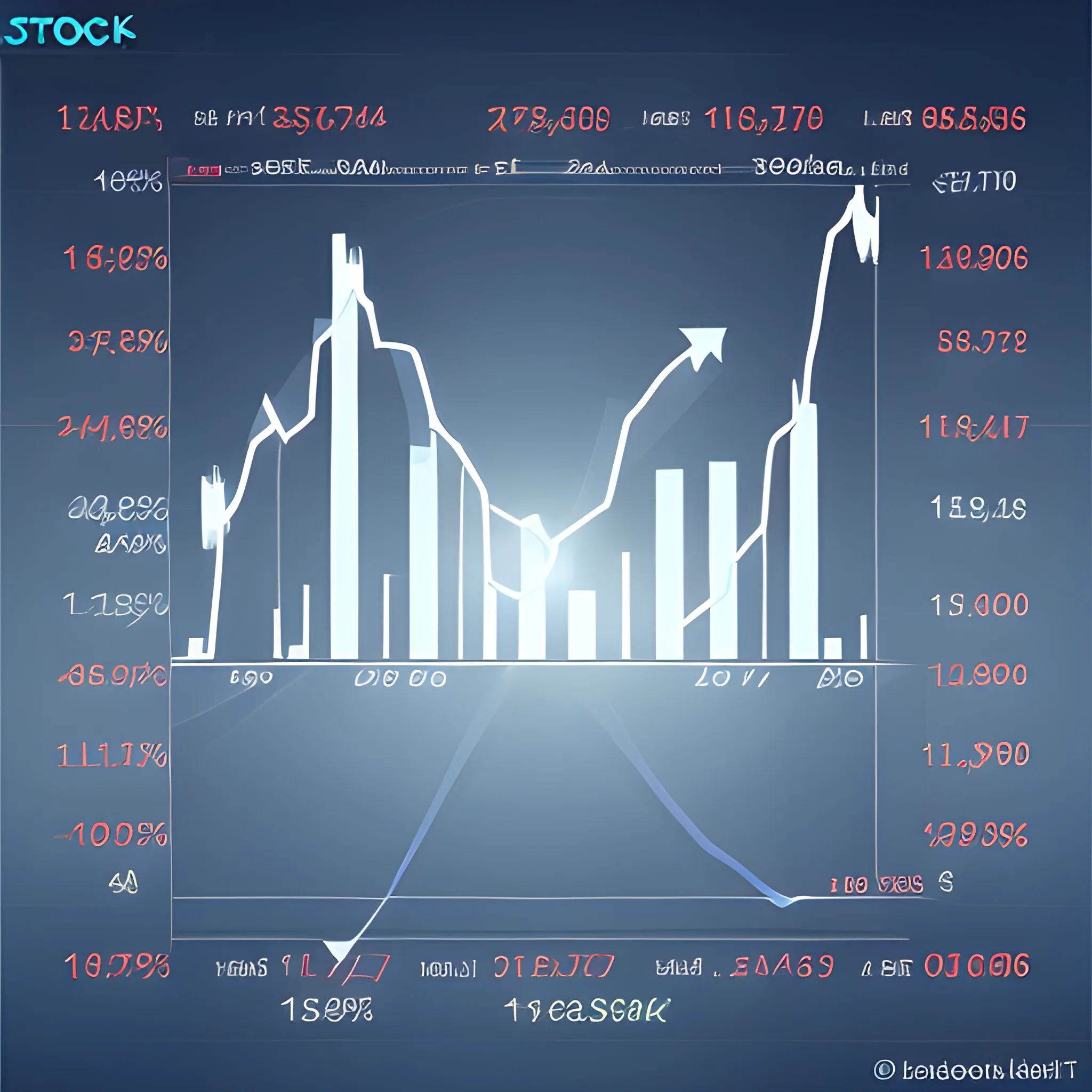 Stock Market Graph Clip Art