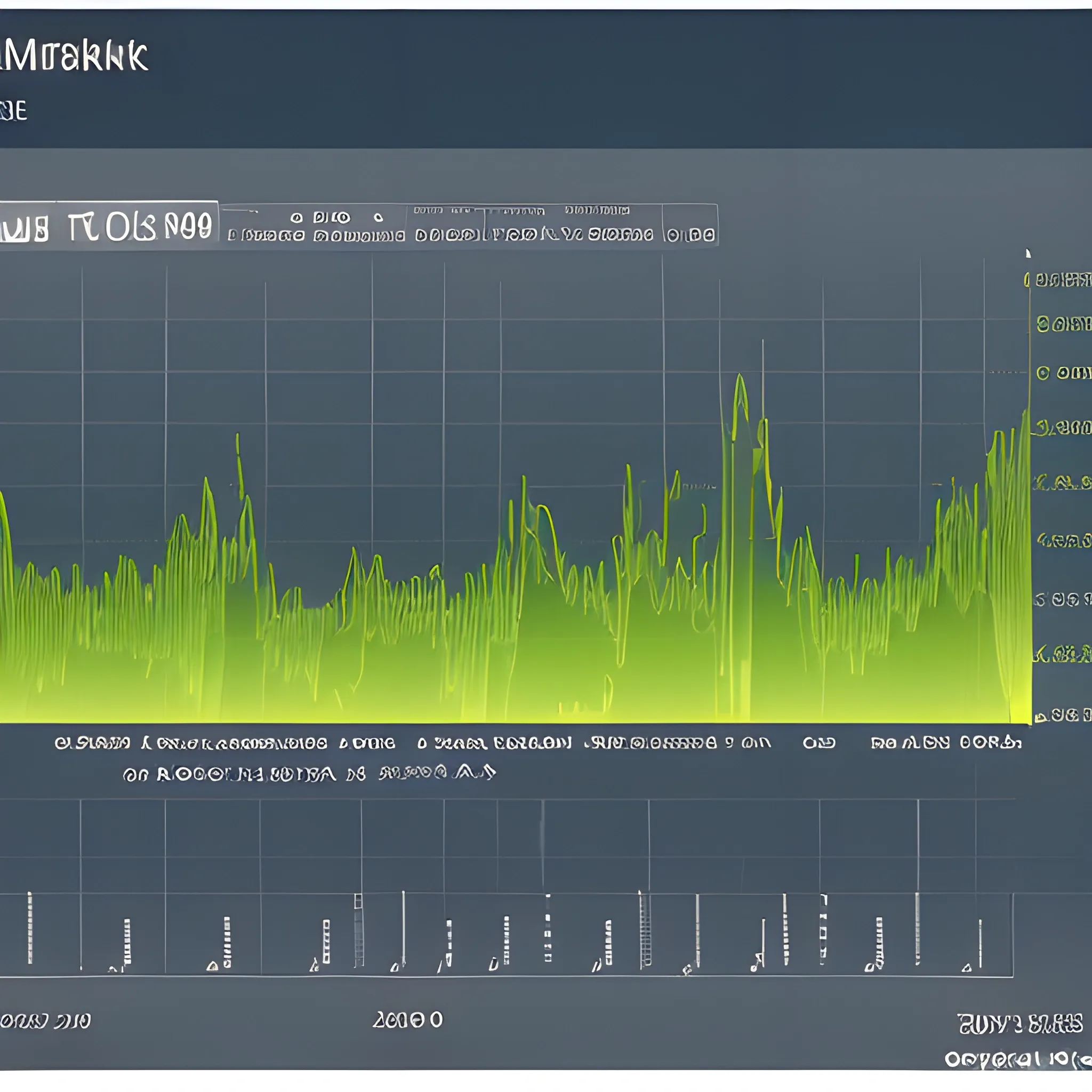 Detailed high resolution Stock Market graph