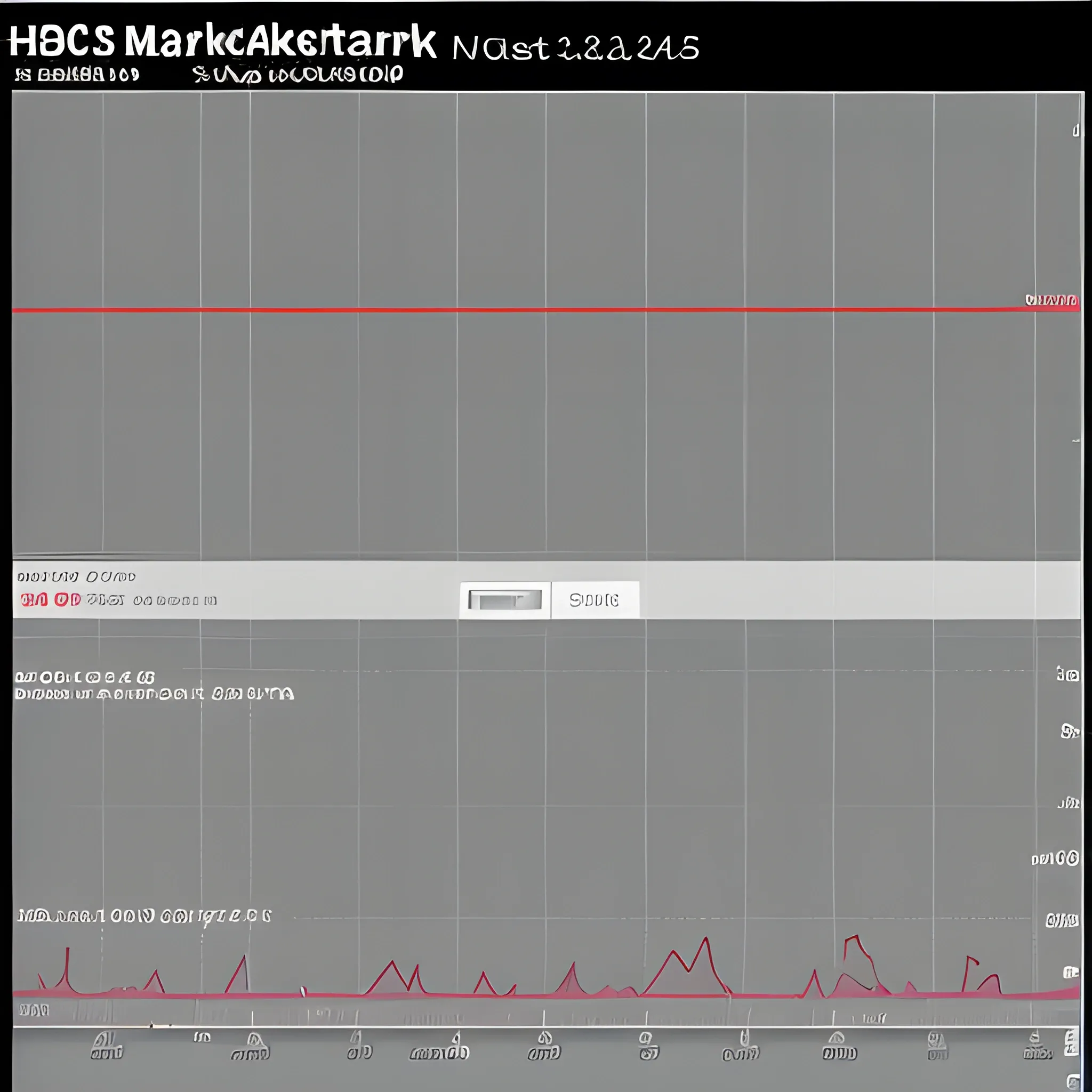 Detailed high resolution Stock Market graph