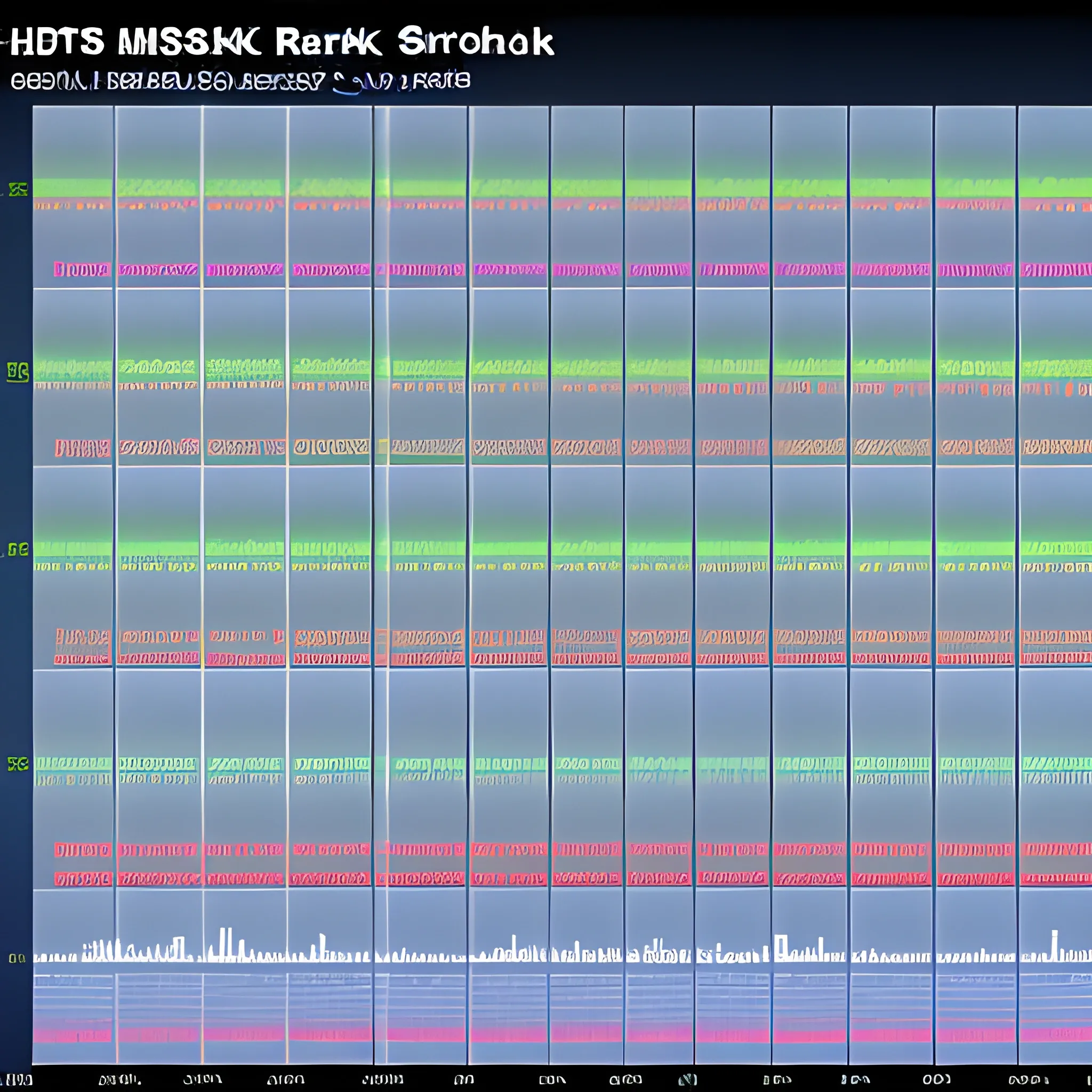 Detailed high resolution Stock Market graph