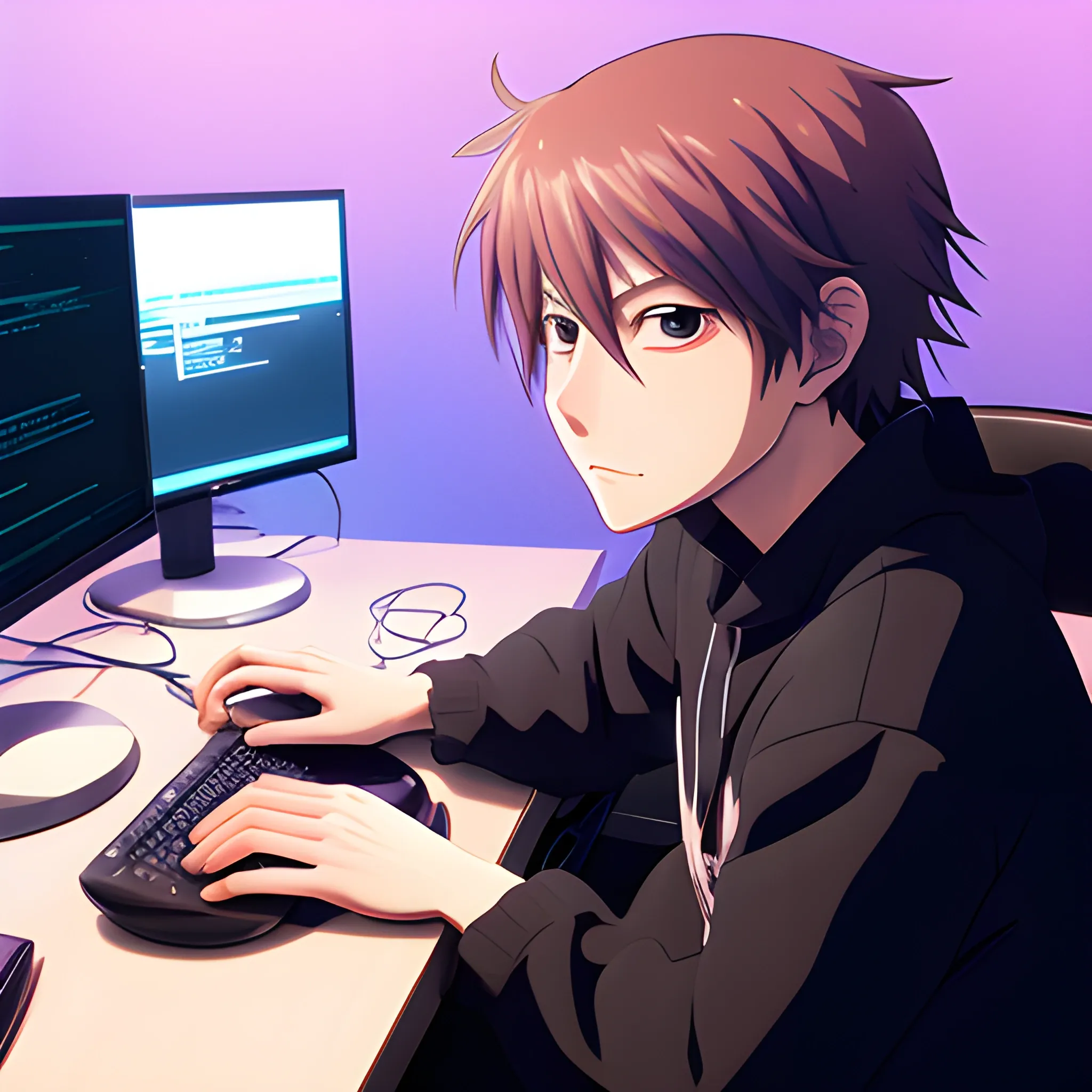 Anime Programmer Profile Pic Arthub ai