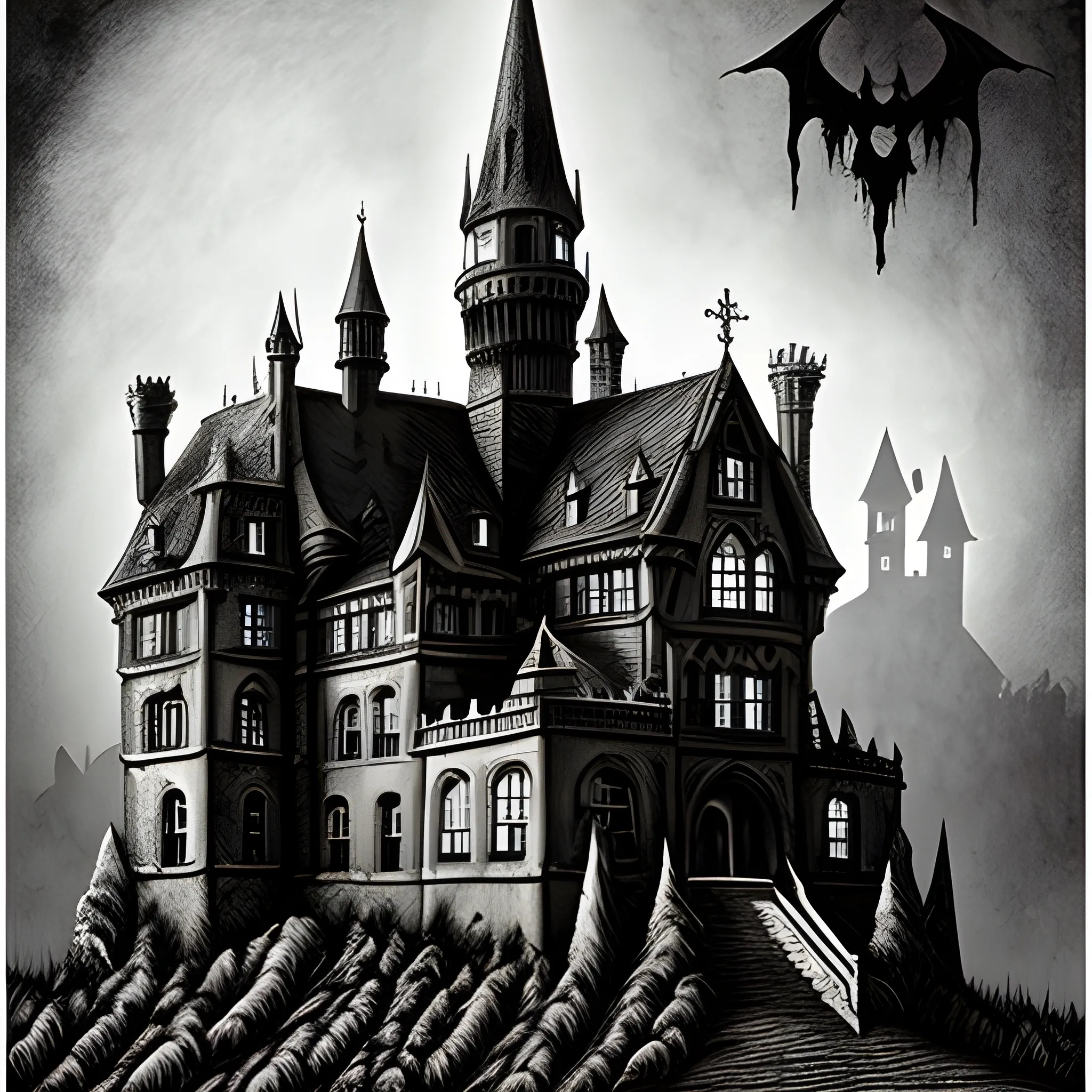 gothic haunted castle