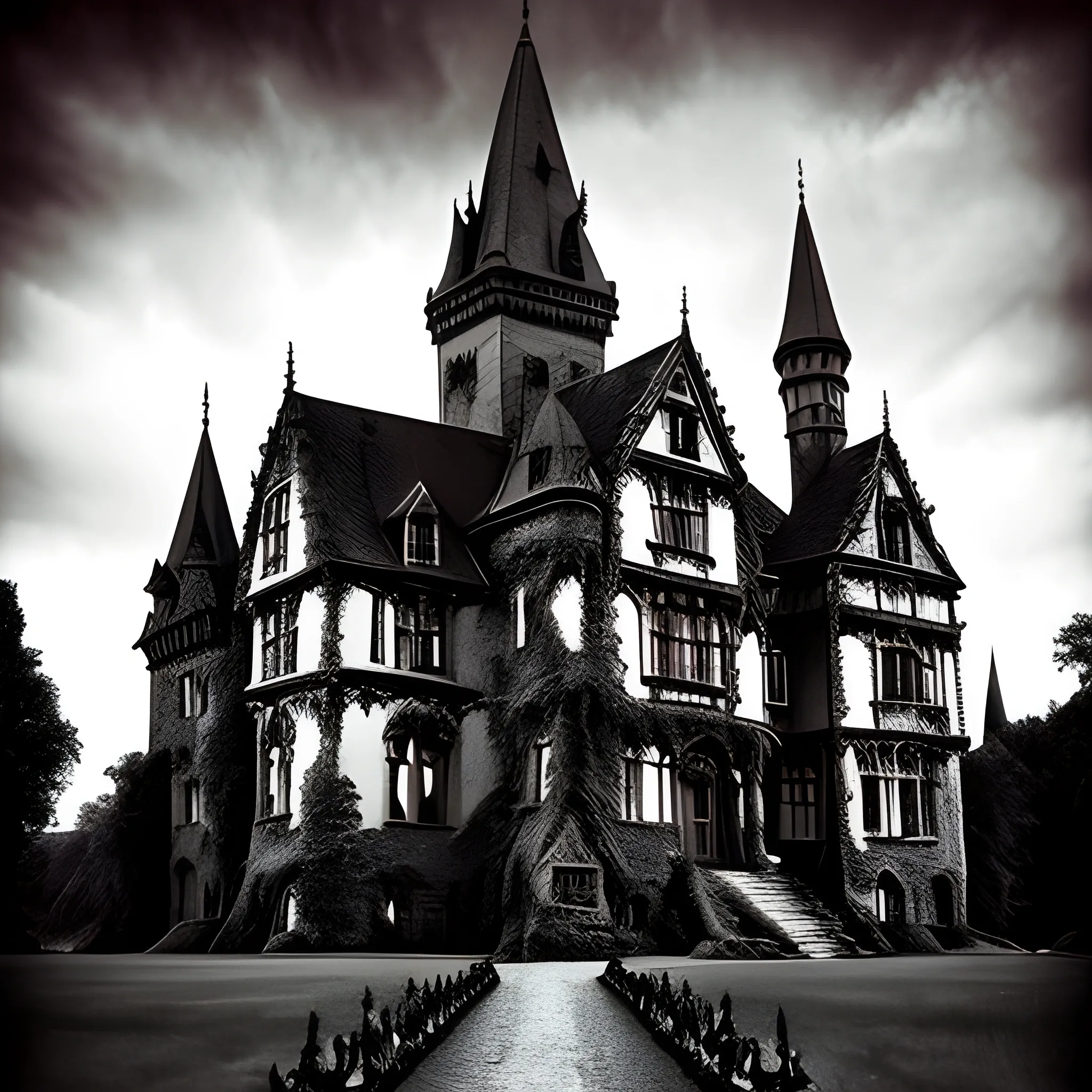 gothic haunted castle