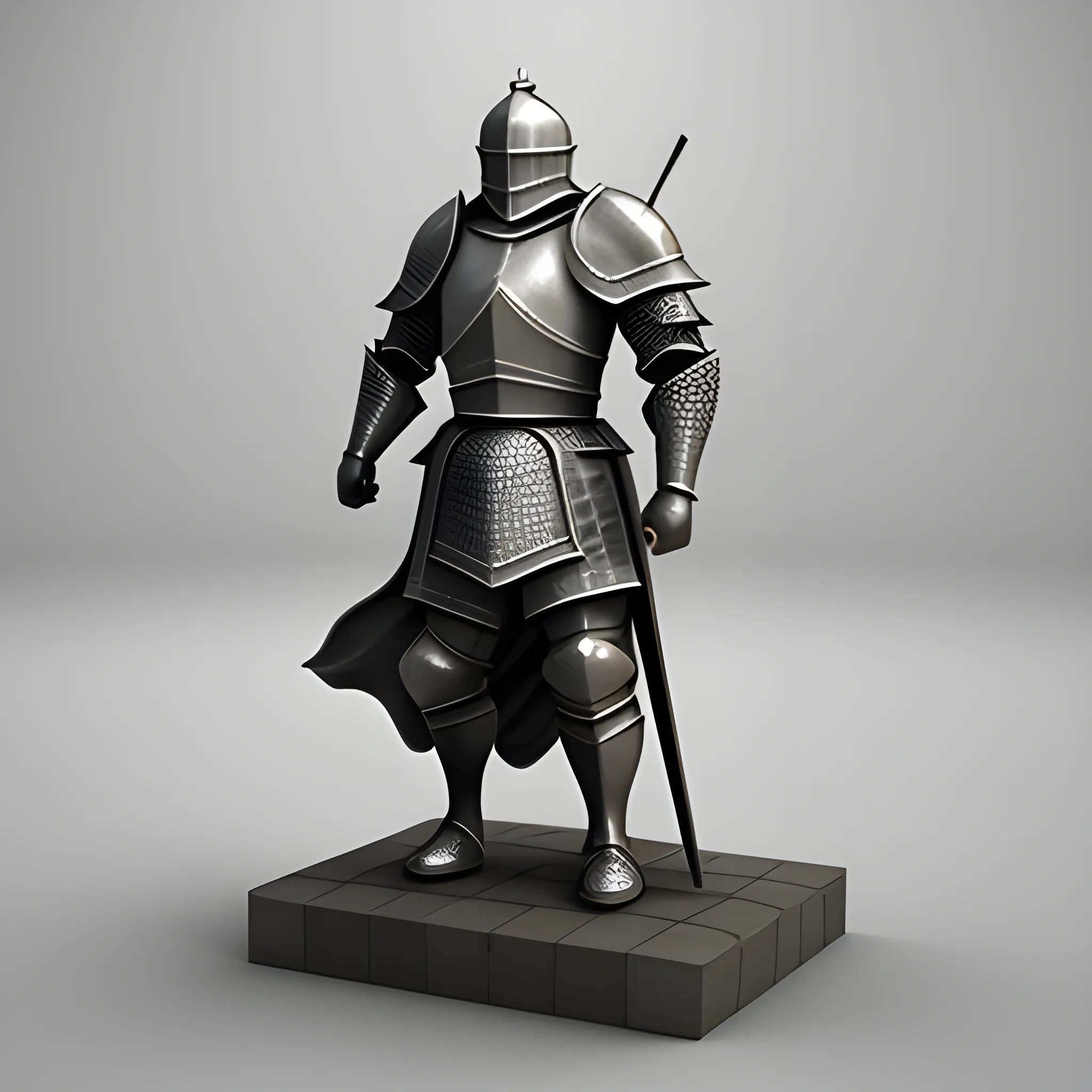 knight, 3D