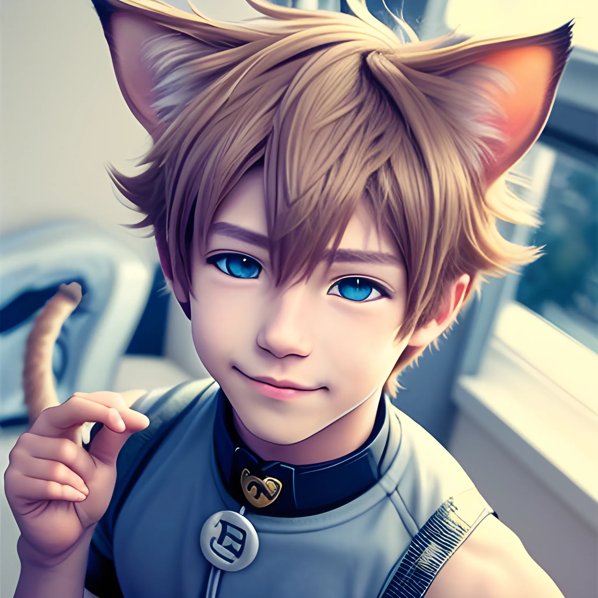 ArtStation  cute catboy