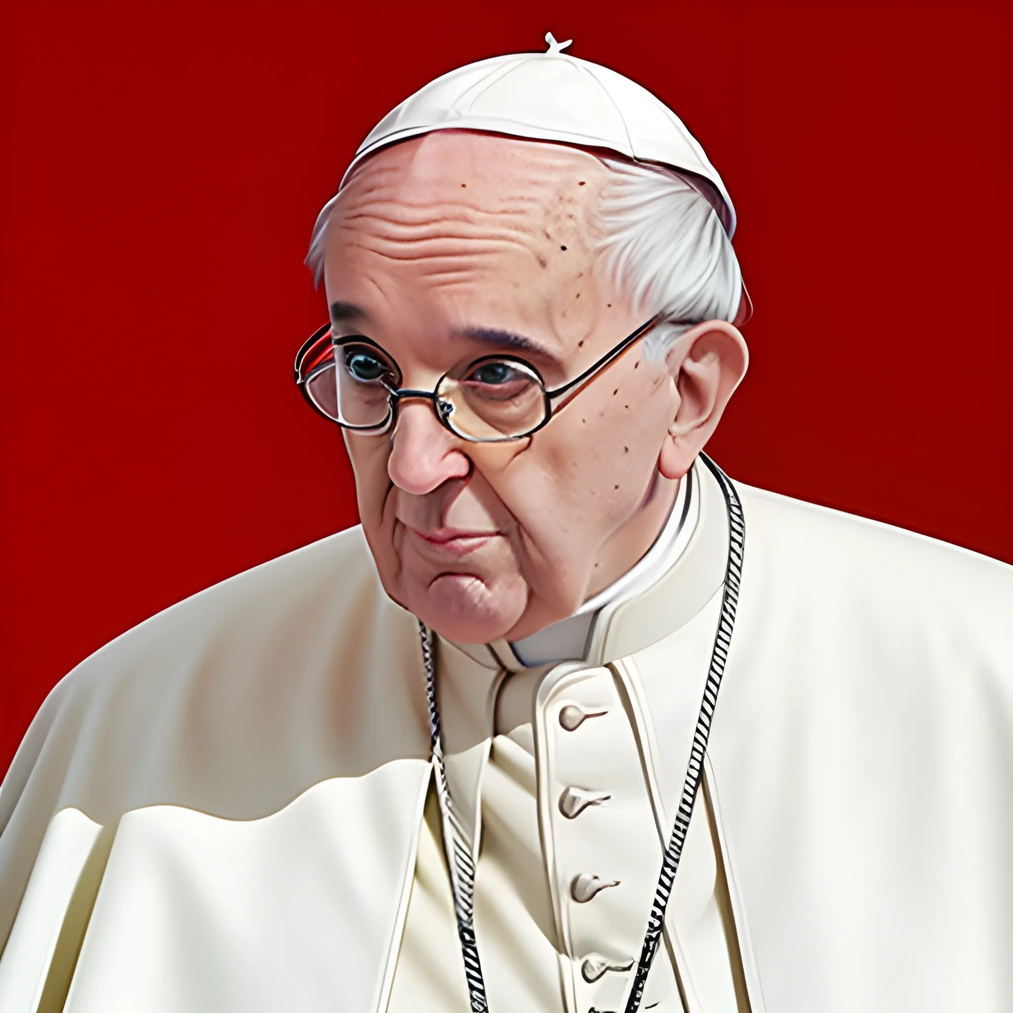 the pope wearing prada