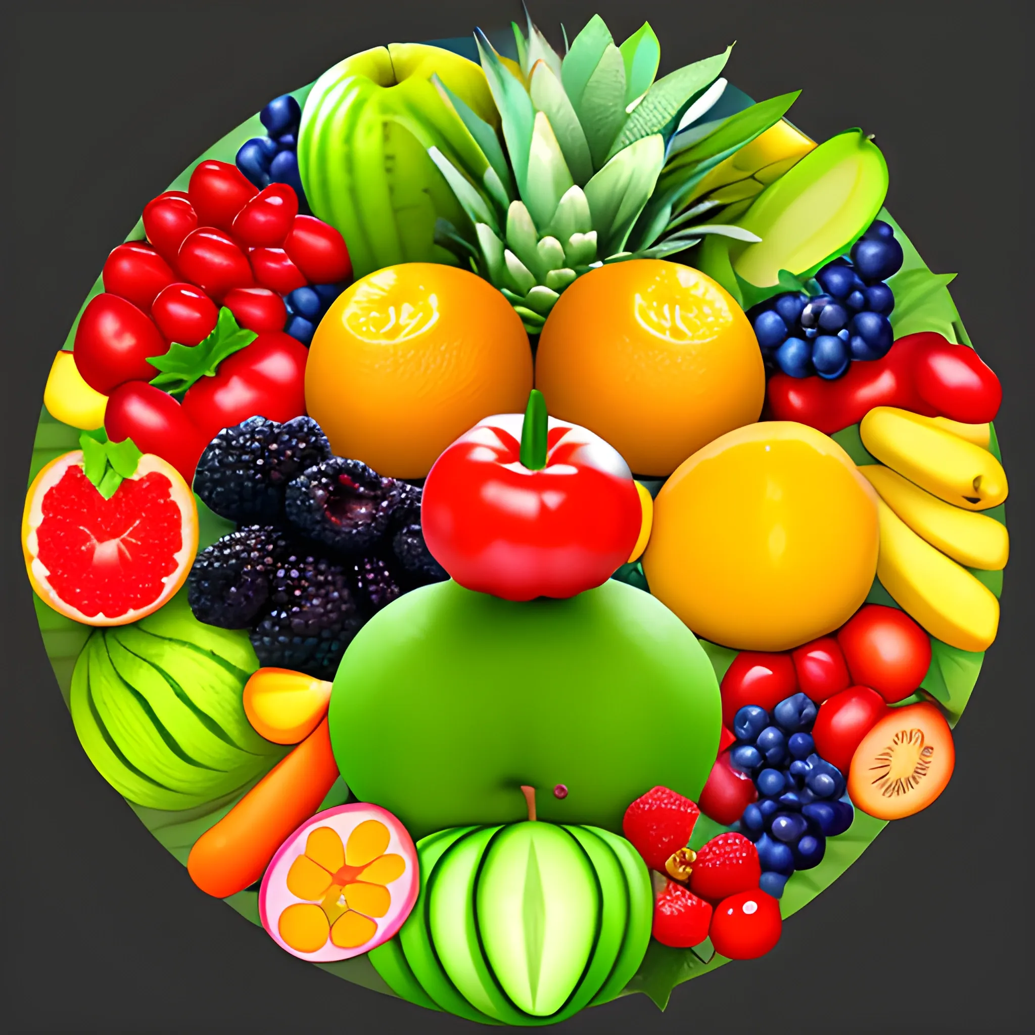 fruits veggies 4k 