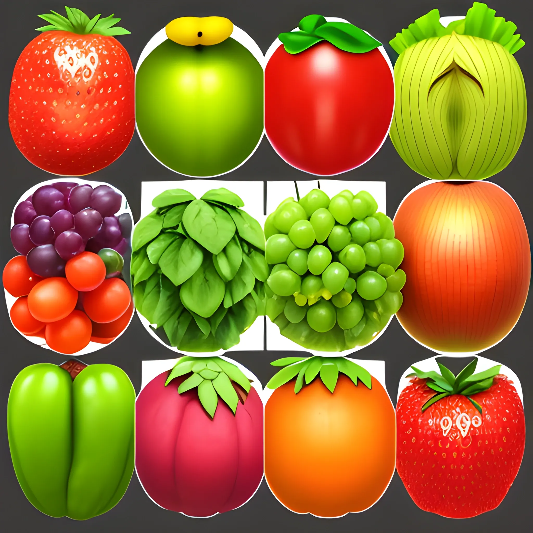 fruits veggies 4k 