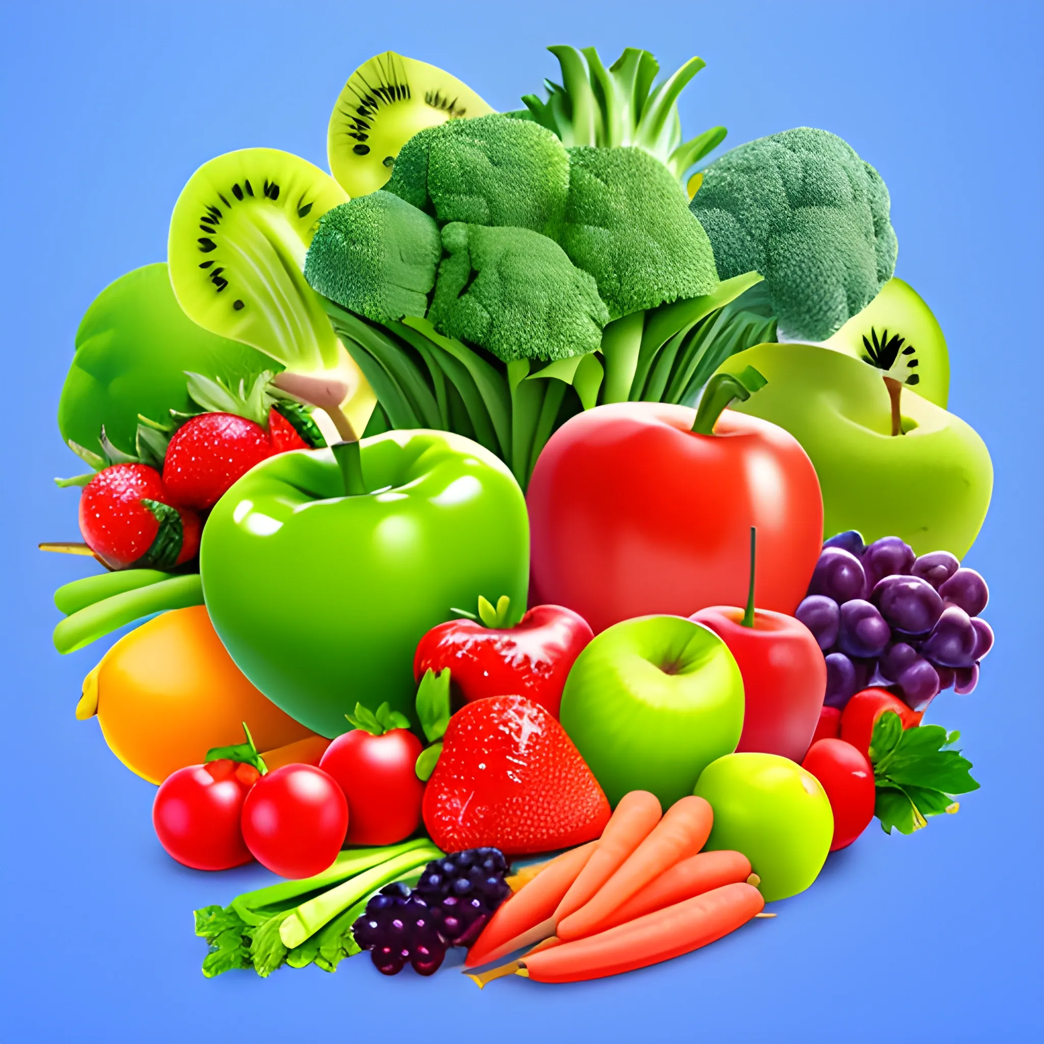 fruits veggies 4k 