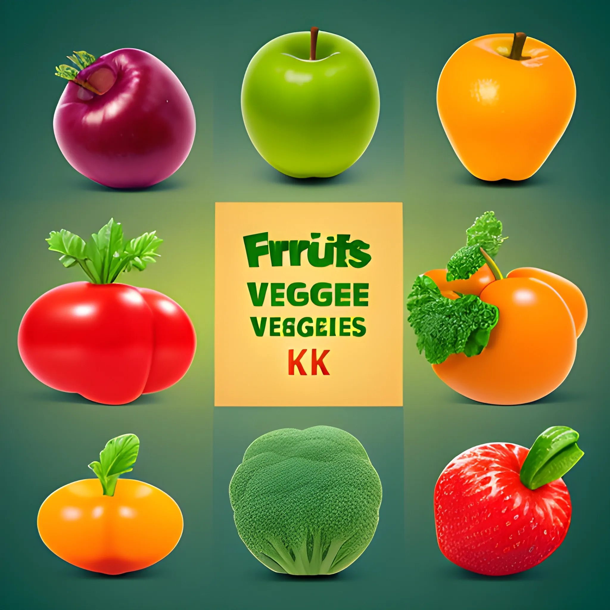 fruits veggies 4k 