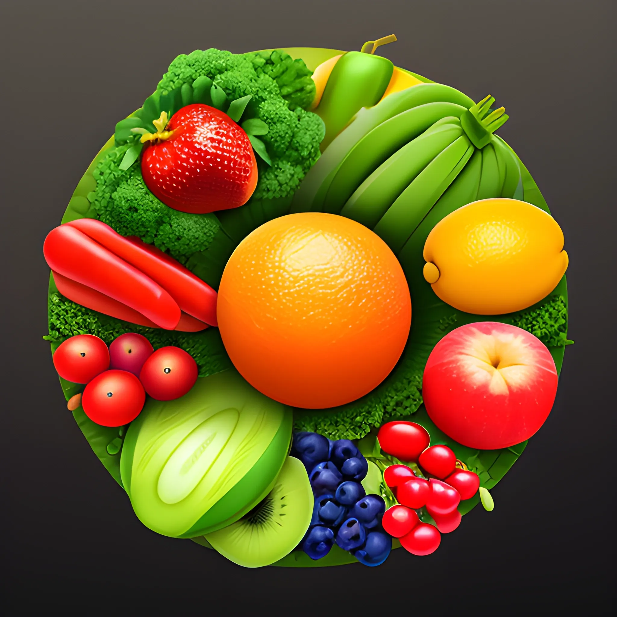 fruits veggies 4k 