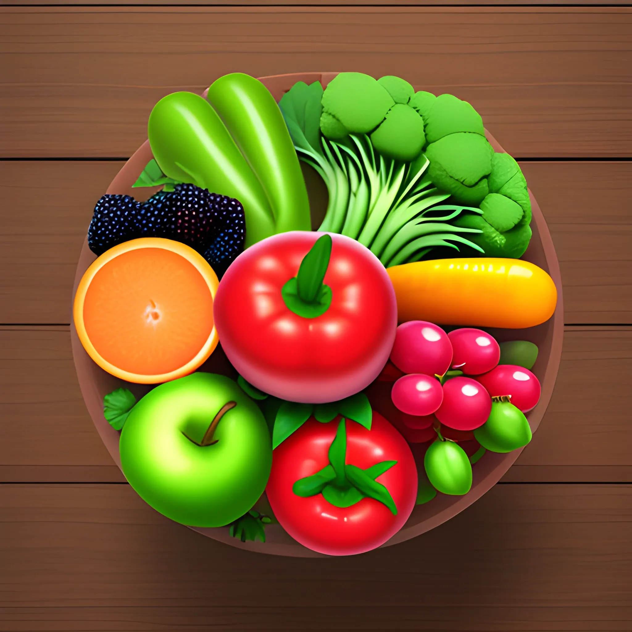 fruits veggies 4k 