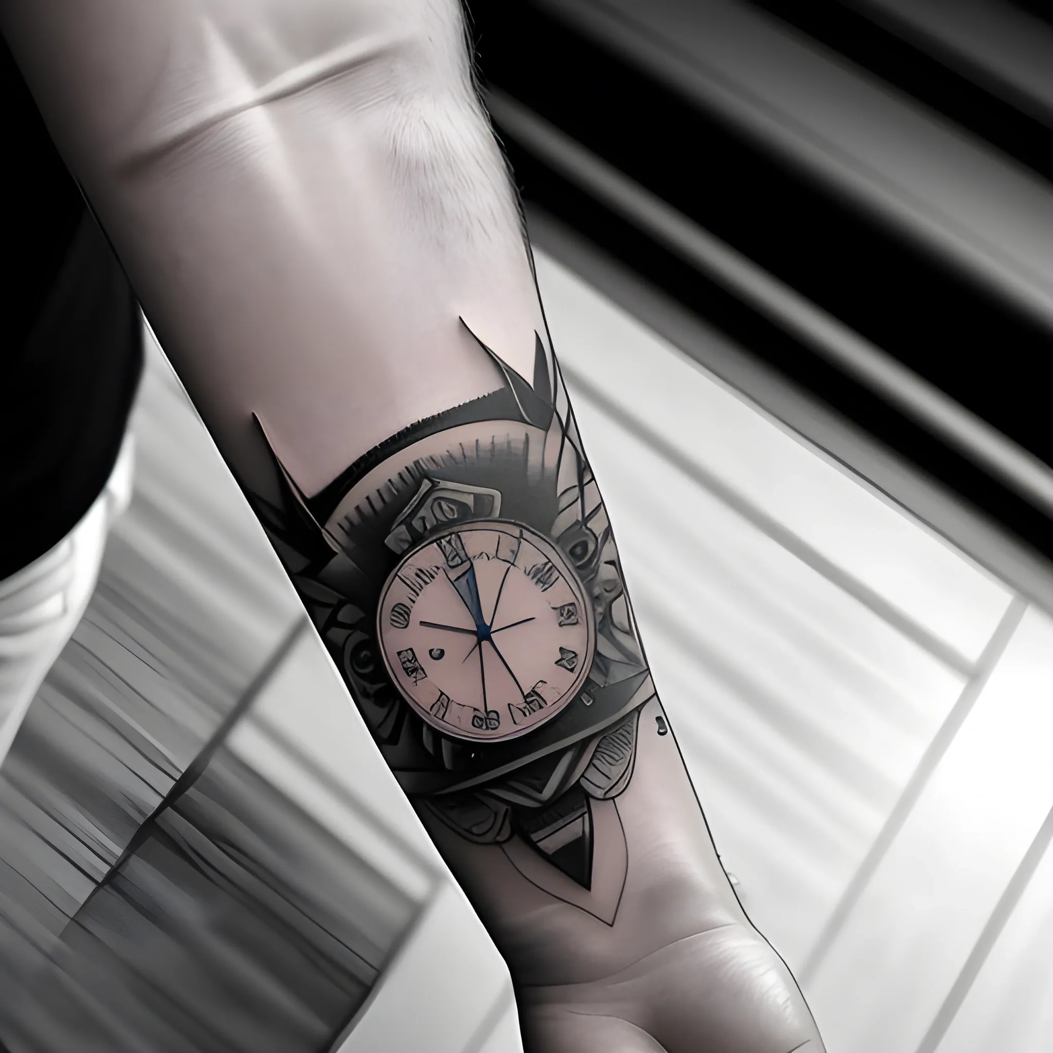 Pocket Watch Tattoo by Capone: TattooNOW