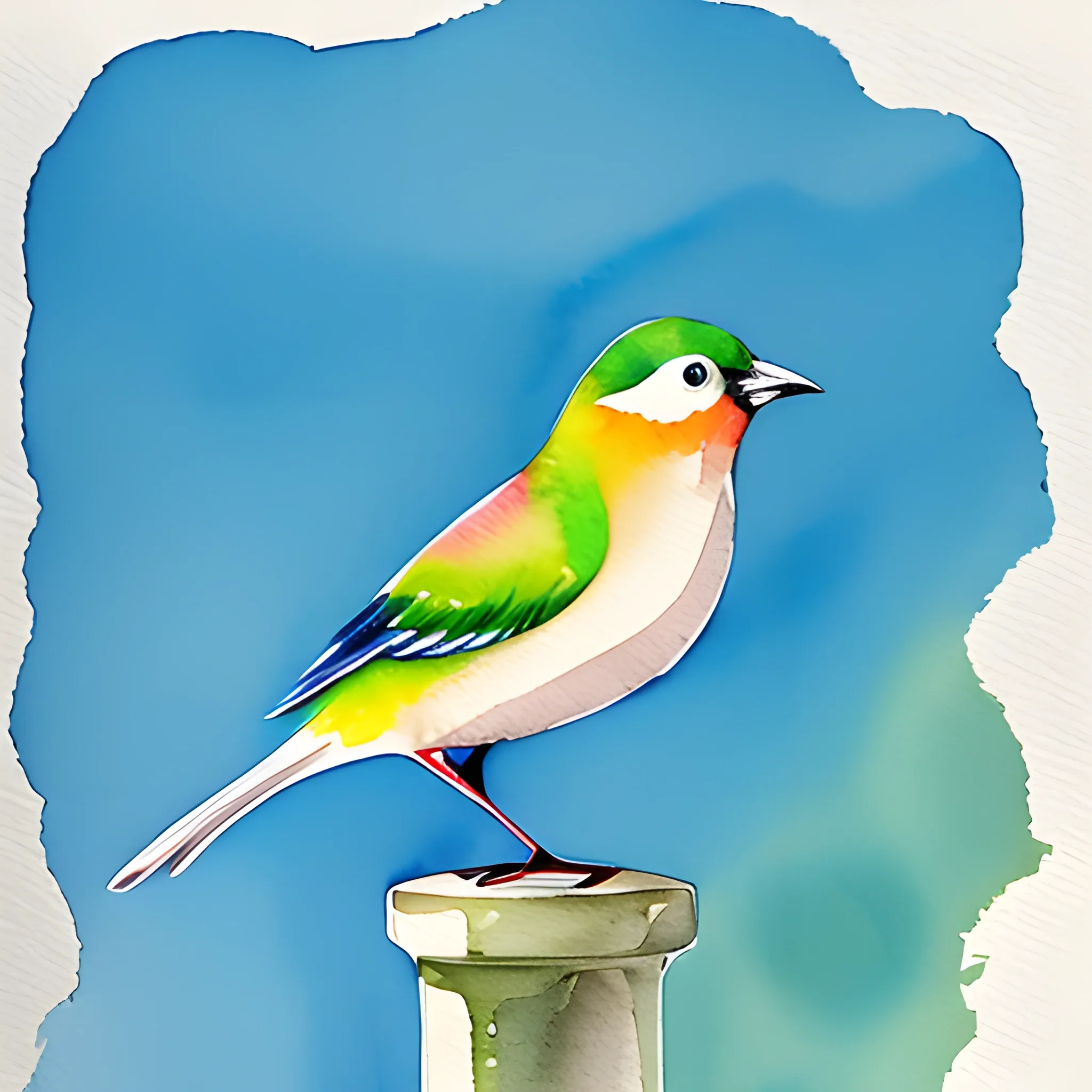 Bird
, Water Color