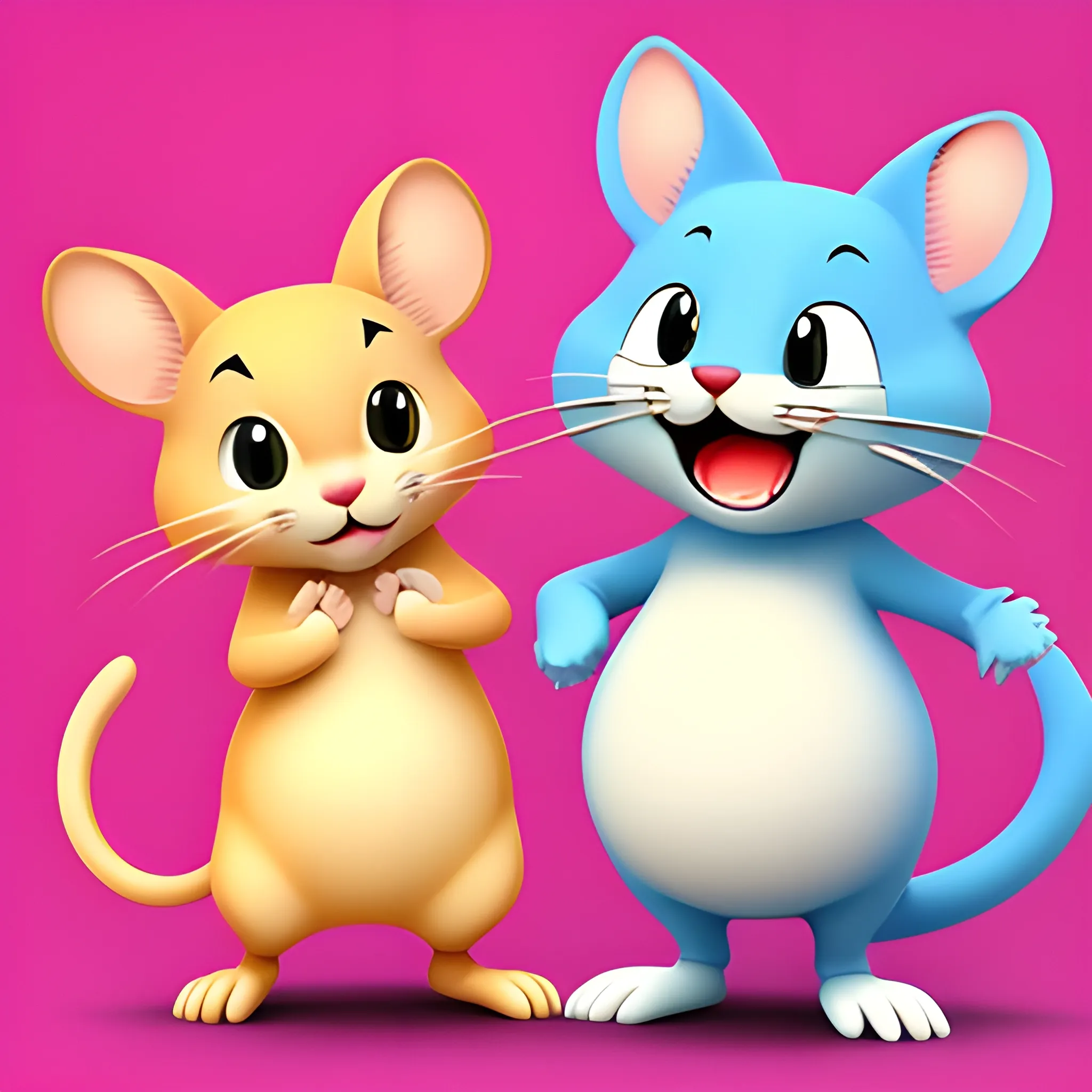 Create the most cute and lovable characters like Tom and Jerry 