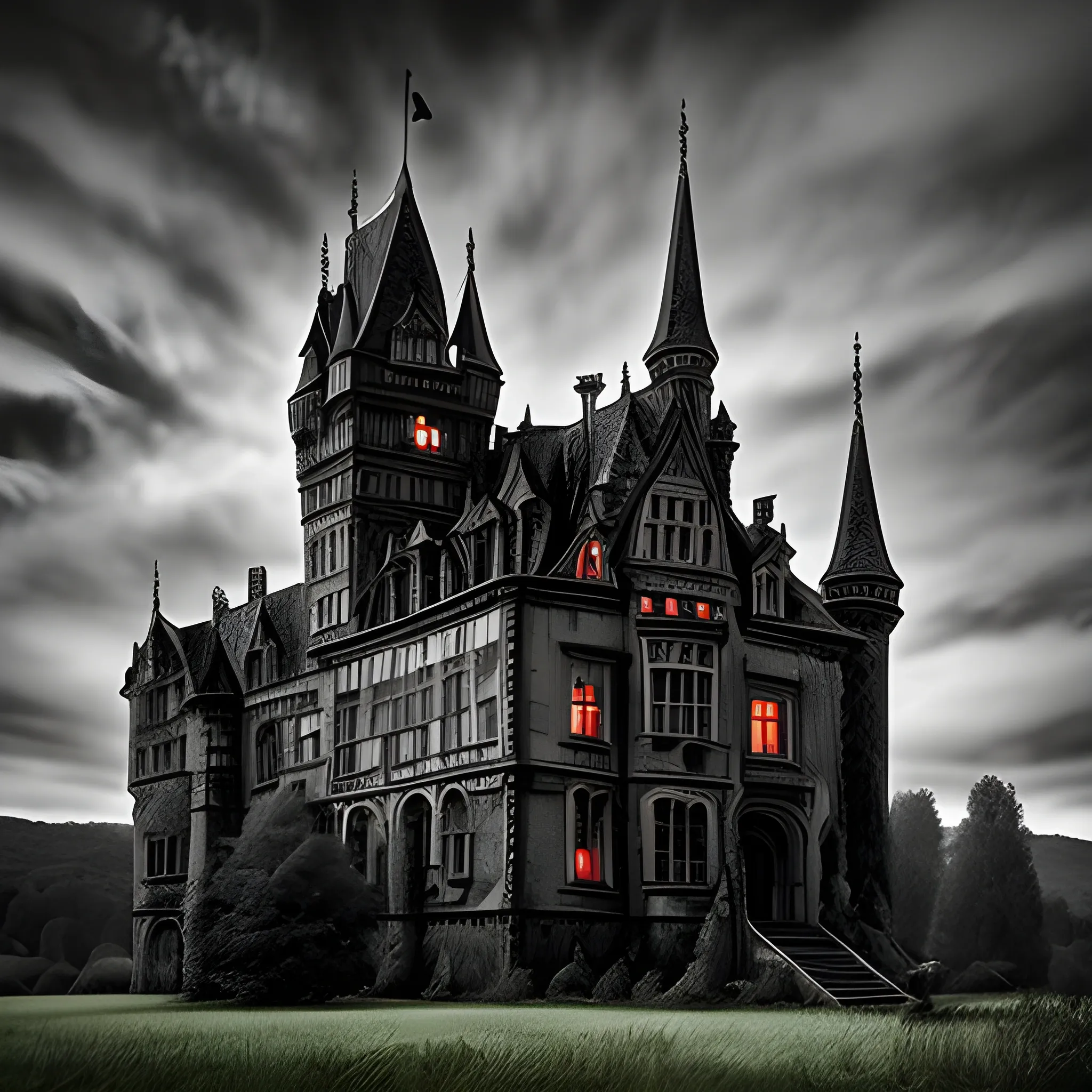 gothic haunted castle